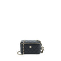 Chanel 23C Pearl Crush Long Vanity Lambskin Black L (Microchip)