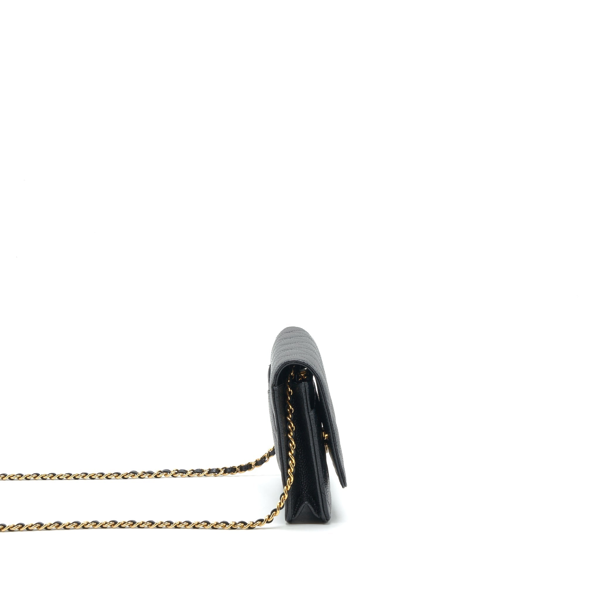 Chanel Classic Wallet On Chain Caviar Black