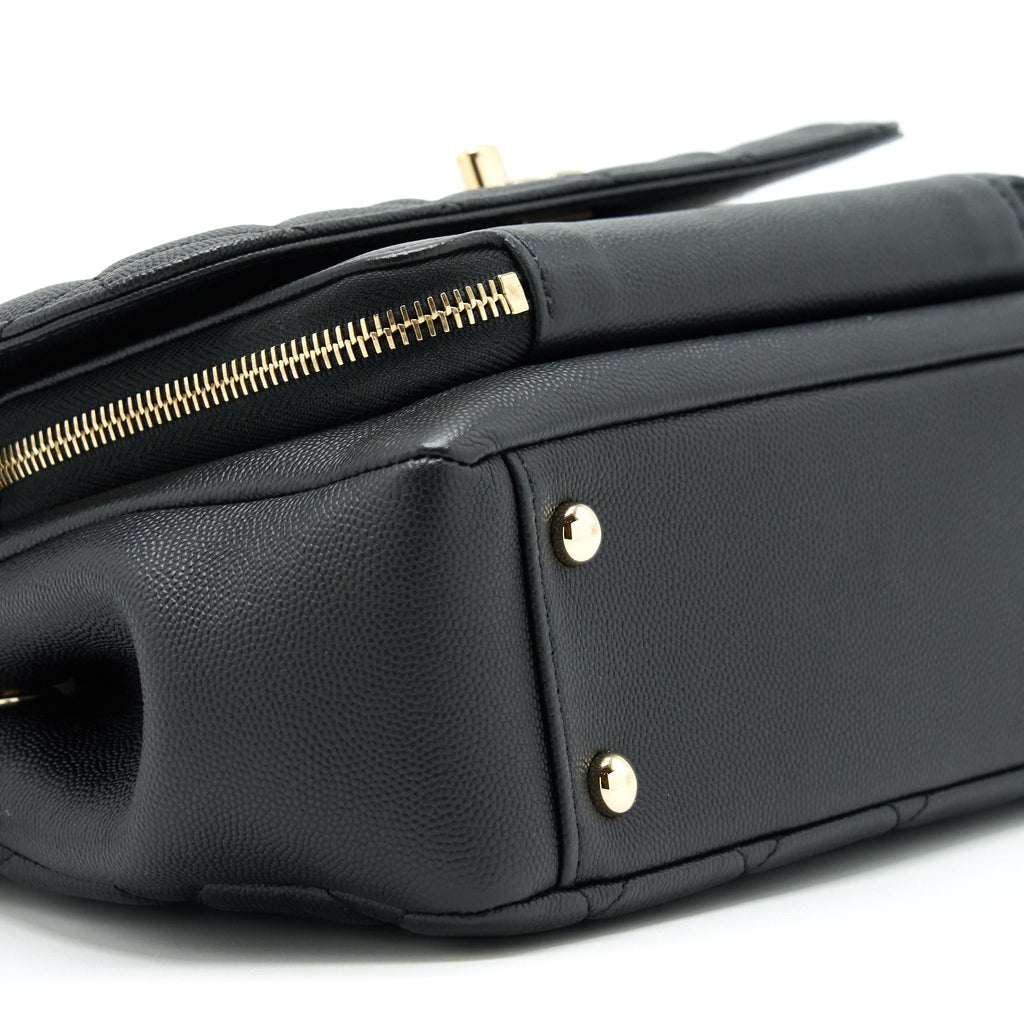 Chanel Medium Business Affinity Caviar Black L