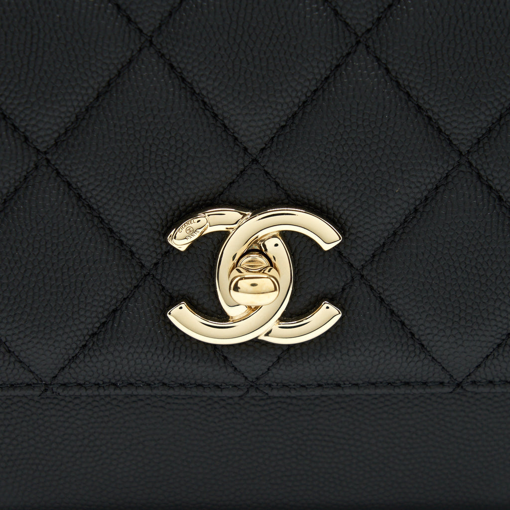 Chanel Medium Business Affinity Caviar Black L