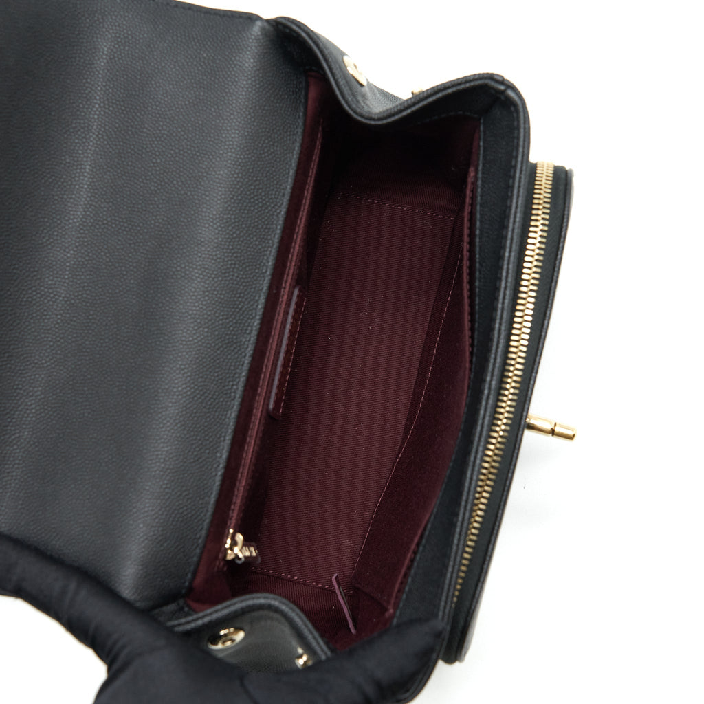 Chanel Medium Business Affinity Caviar Black L