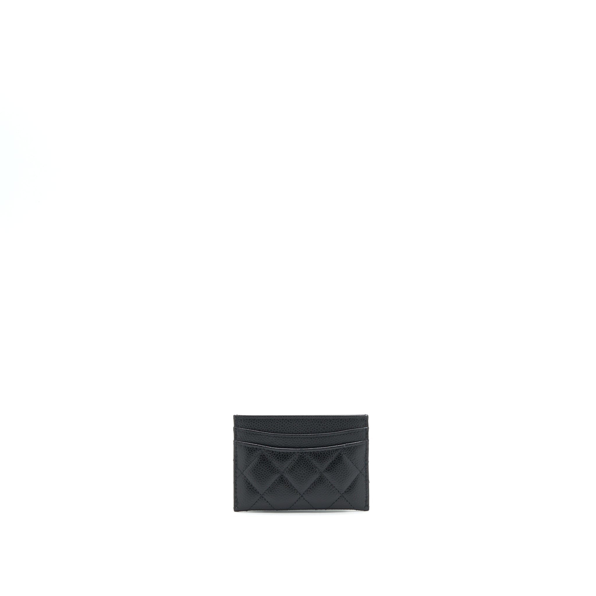 Chanel Classic Card Holder Caviar Black