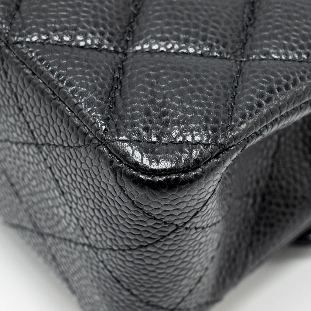 Chanel Medium Classic Double Flap Bag Caviar black