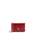 Chanel Wallet on Chain Patent Red