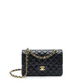 Chanel Small Classic Double Flap Bag Lambskin Black