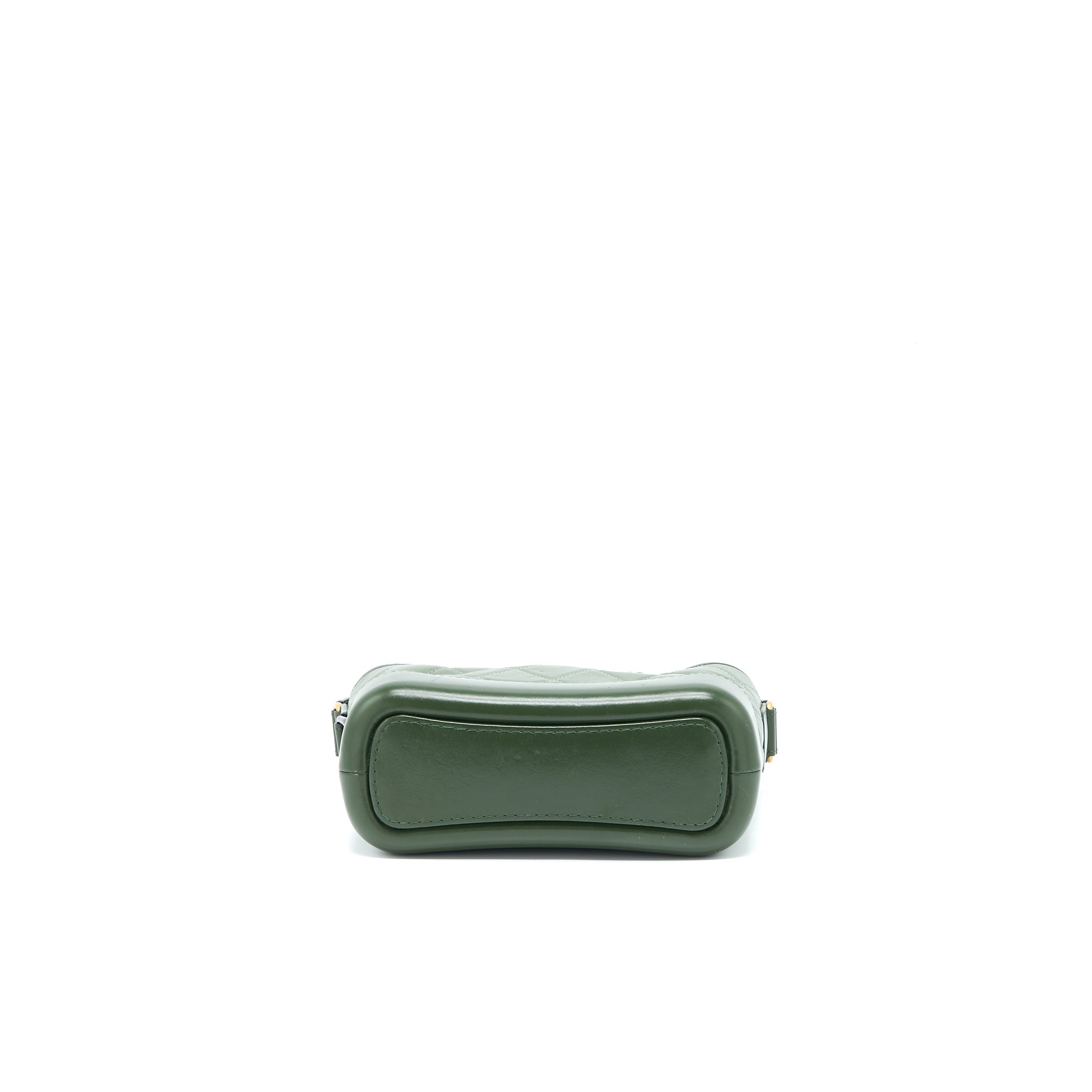 Chanel Small Gabrielle Hobo Bag Aged Calfskin Multicolour Green Multicolour Hardware