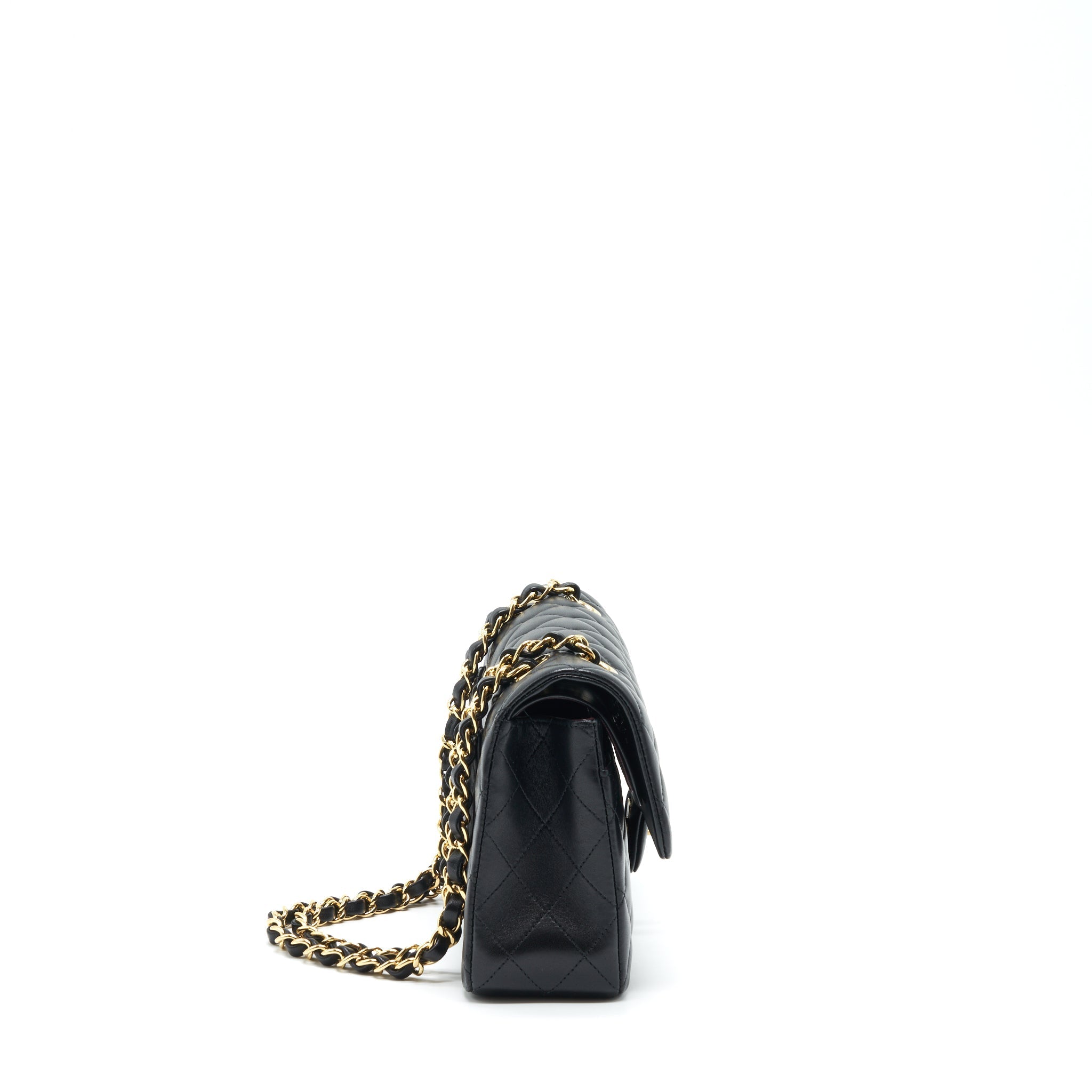 Chanel Small Classic Double Flap Bag Lambskin Black