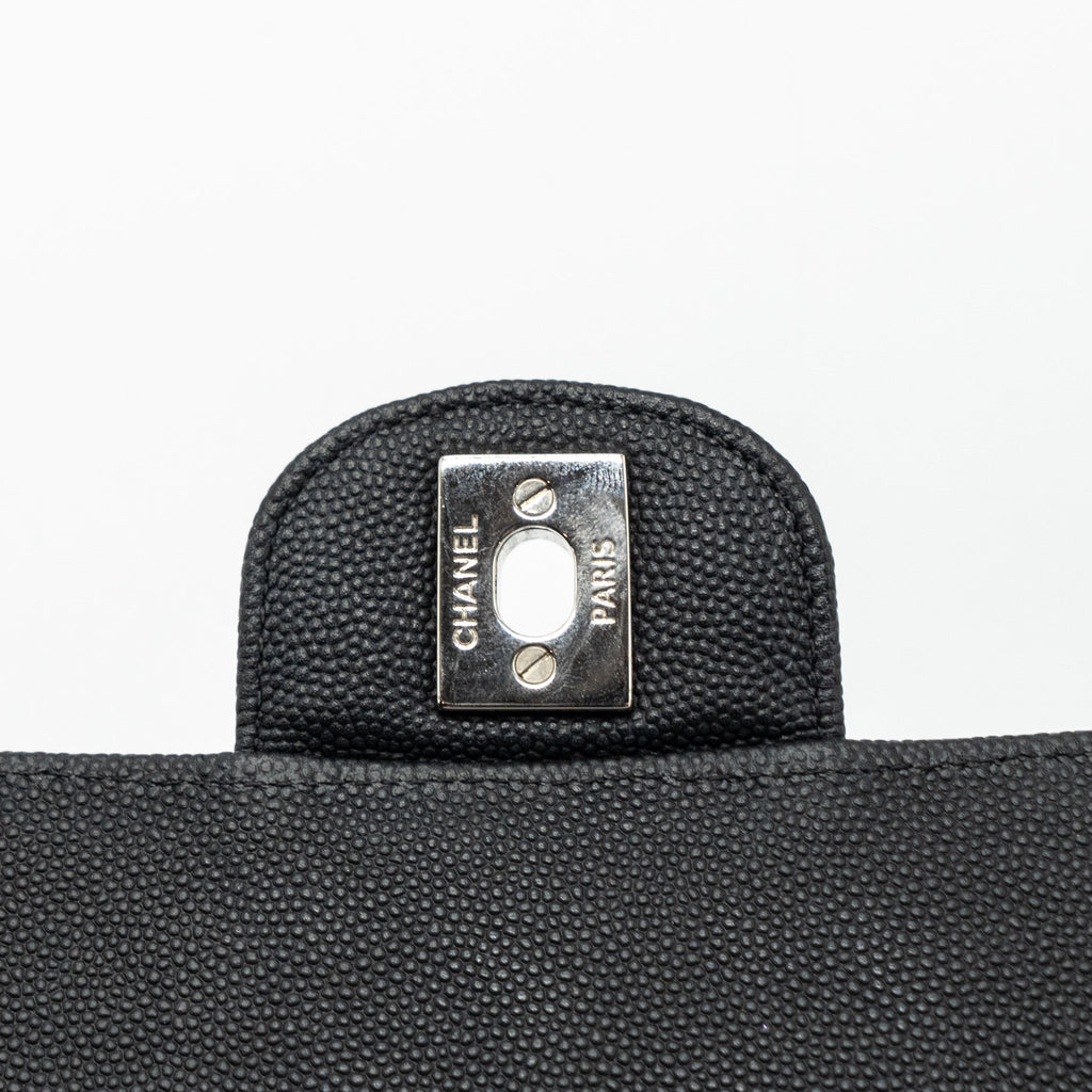 Chanel Classic Mini Rectangular Flap Bag Caviar Black