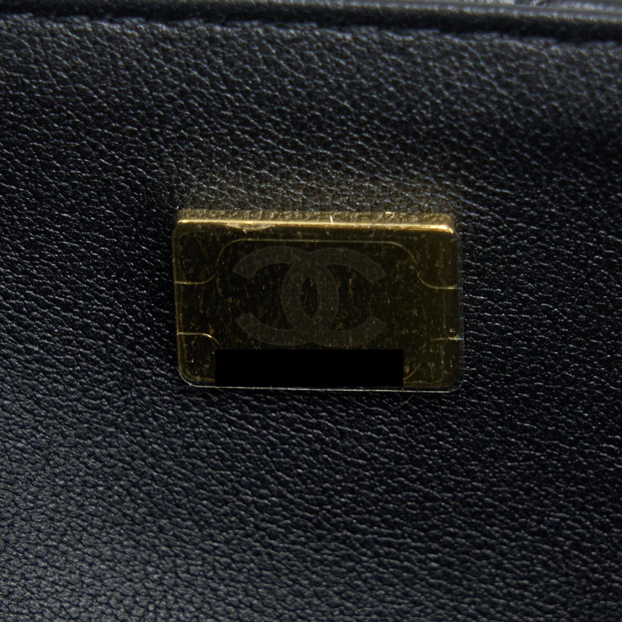Chanel Mini 2.55 Reissue Flap Bag Aged Calfskin Black Brushed  (Microchip)