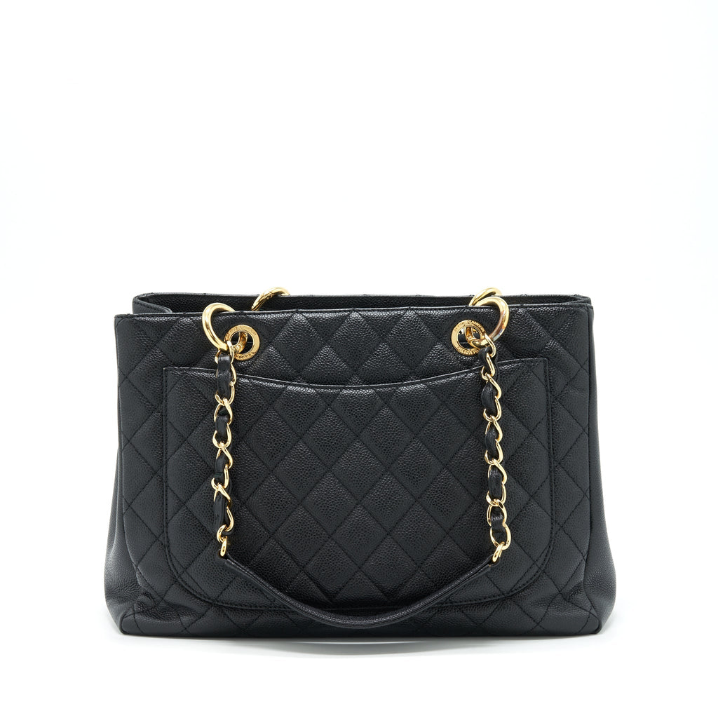 Chanel Grand Shopping Tote Bag Caviar Black