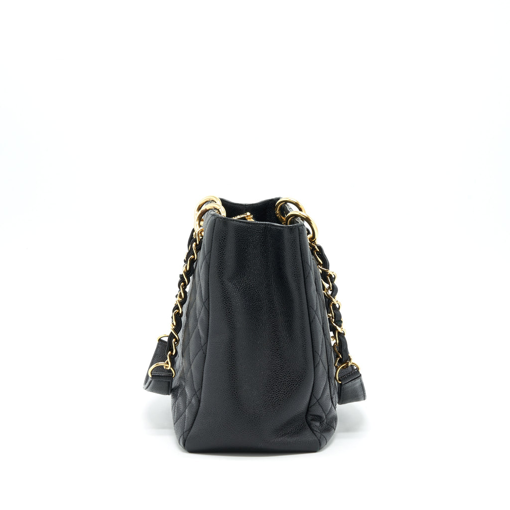 Chanel Grand Shopping Tote Bag Caviar Black