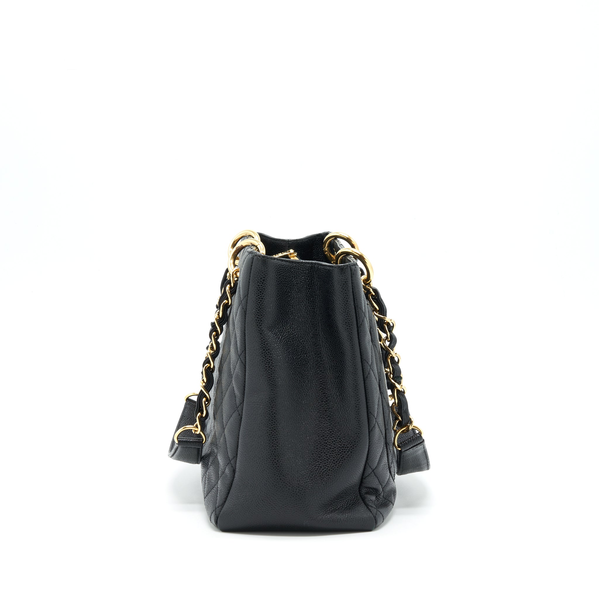 Chanel Grand Shopping Tote Bag Caviar Black