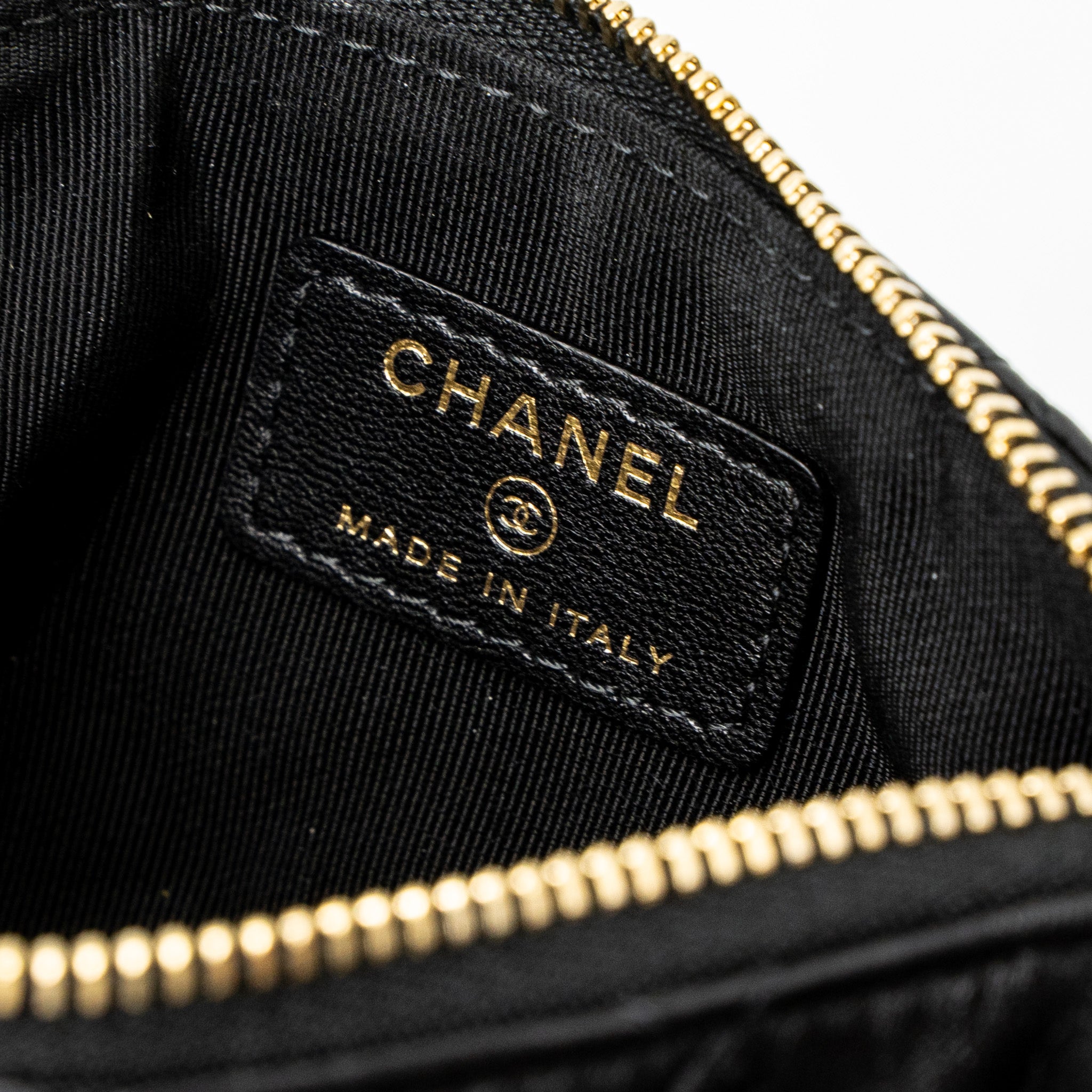 Chanel 21S Mini Pouch Limited Edition Lambskin Black L