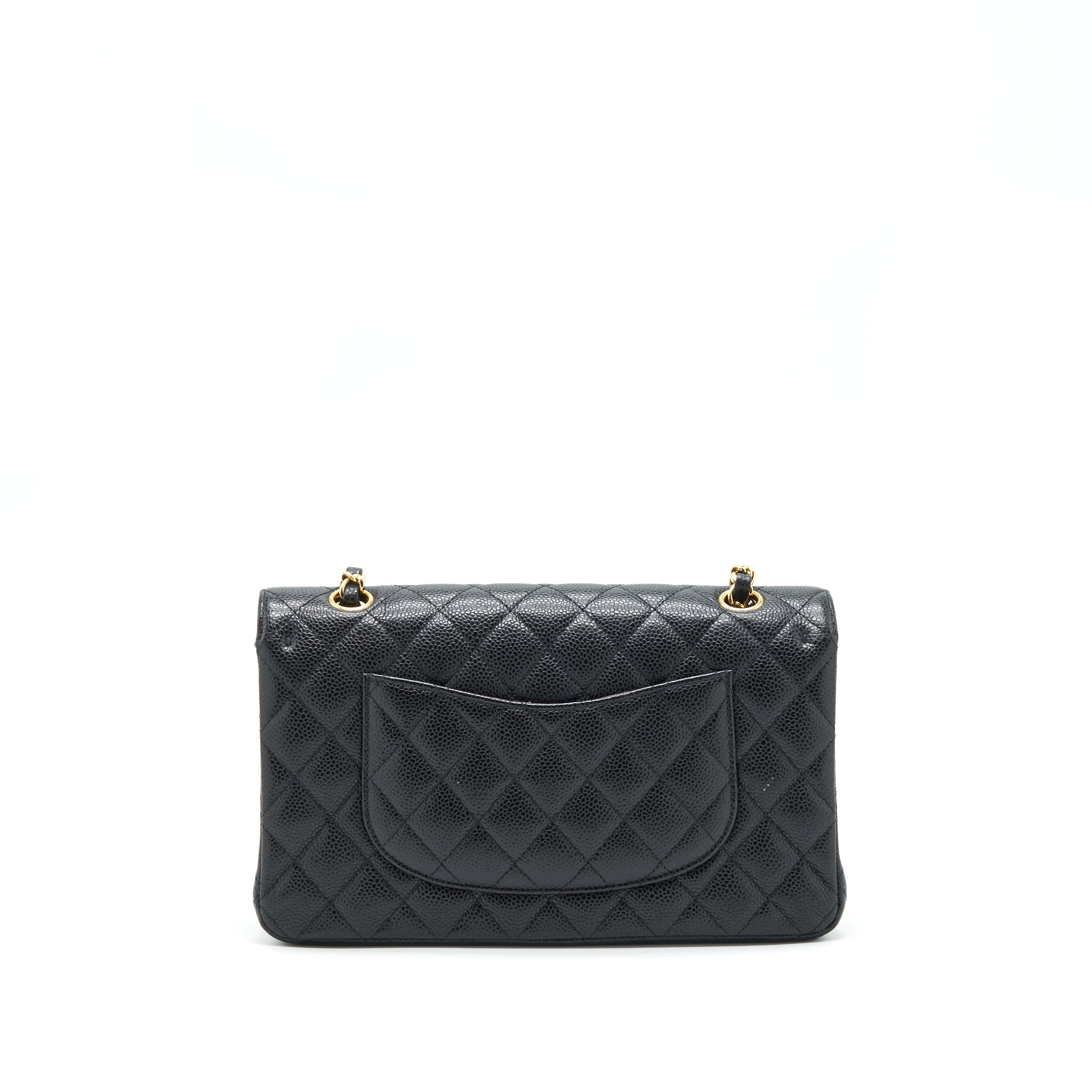 Chanel Medium Classic Double Flap Bag Caviar Black