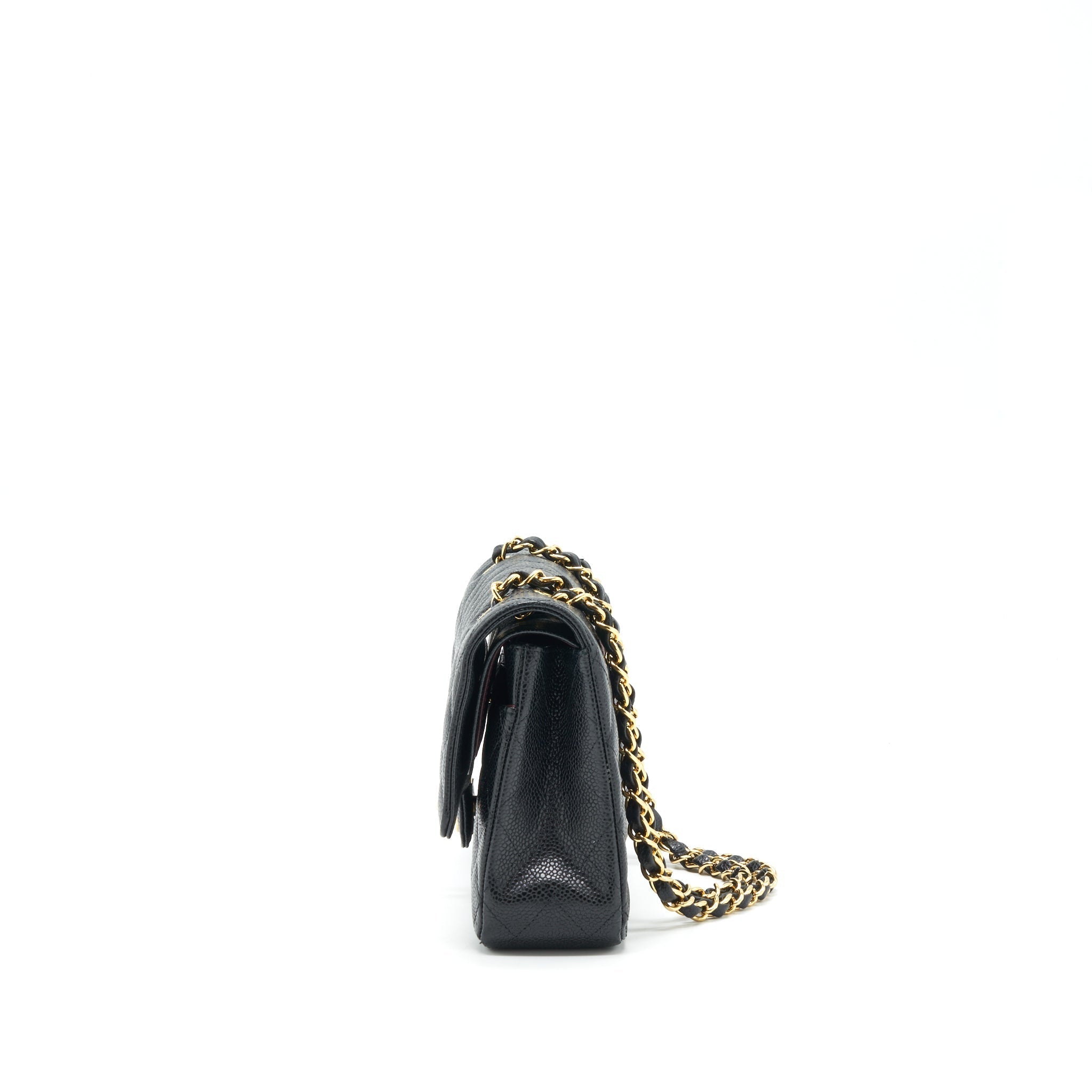 Chanel Medium Classic Double Flap Bag Caviar Black