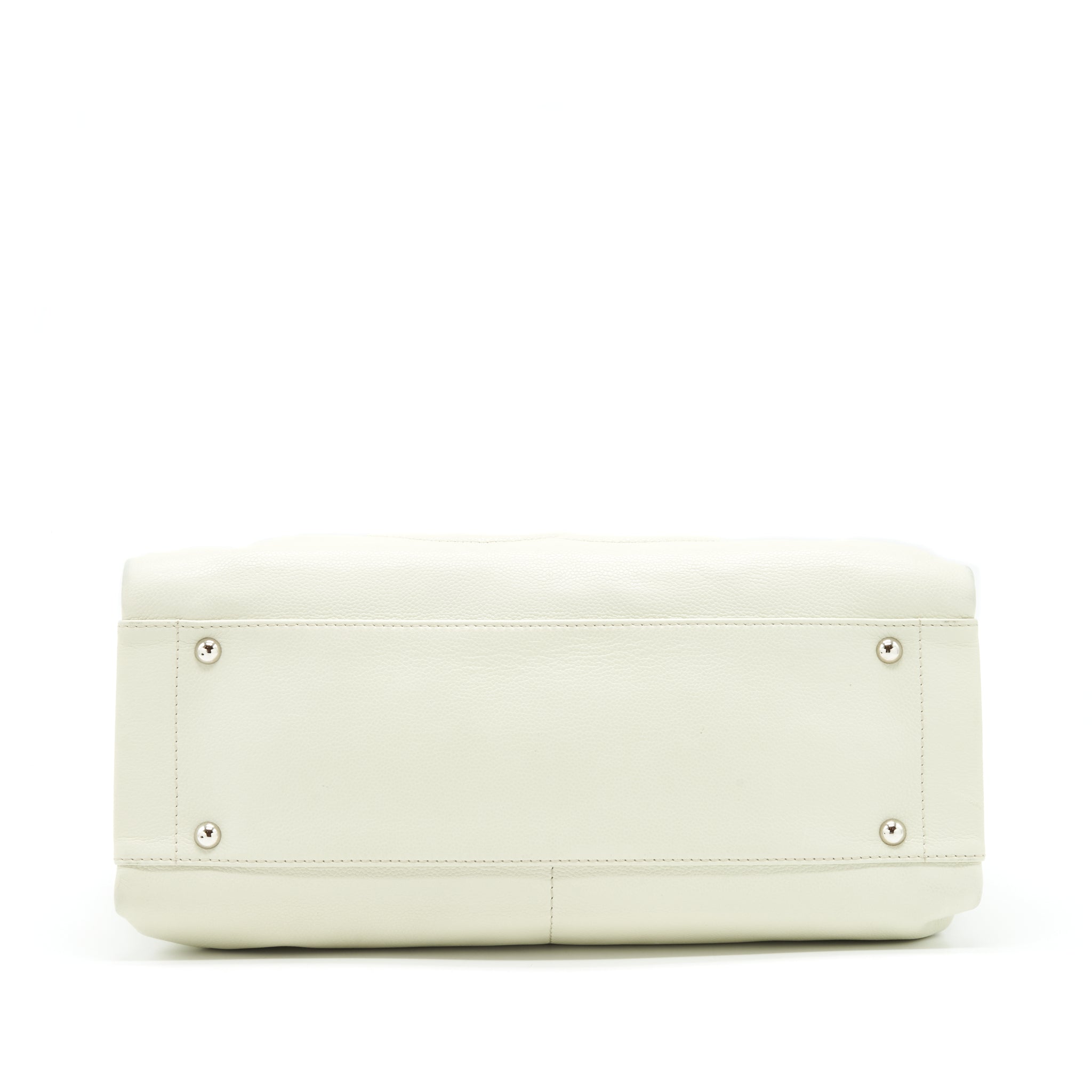 Chanel Large Shopping Tote Bag Caviar Ivory