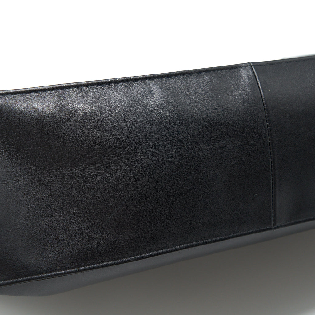 Chanel Vintage CC Timeless Shopping Tote Lambskin Black