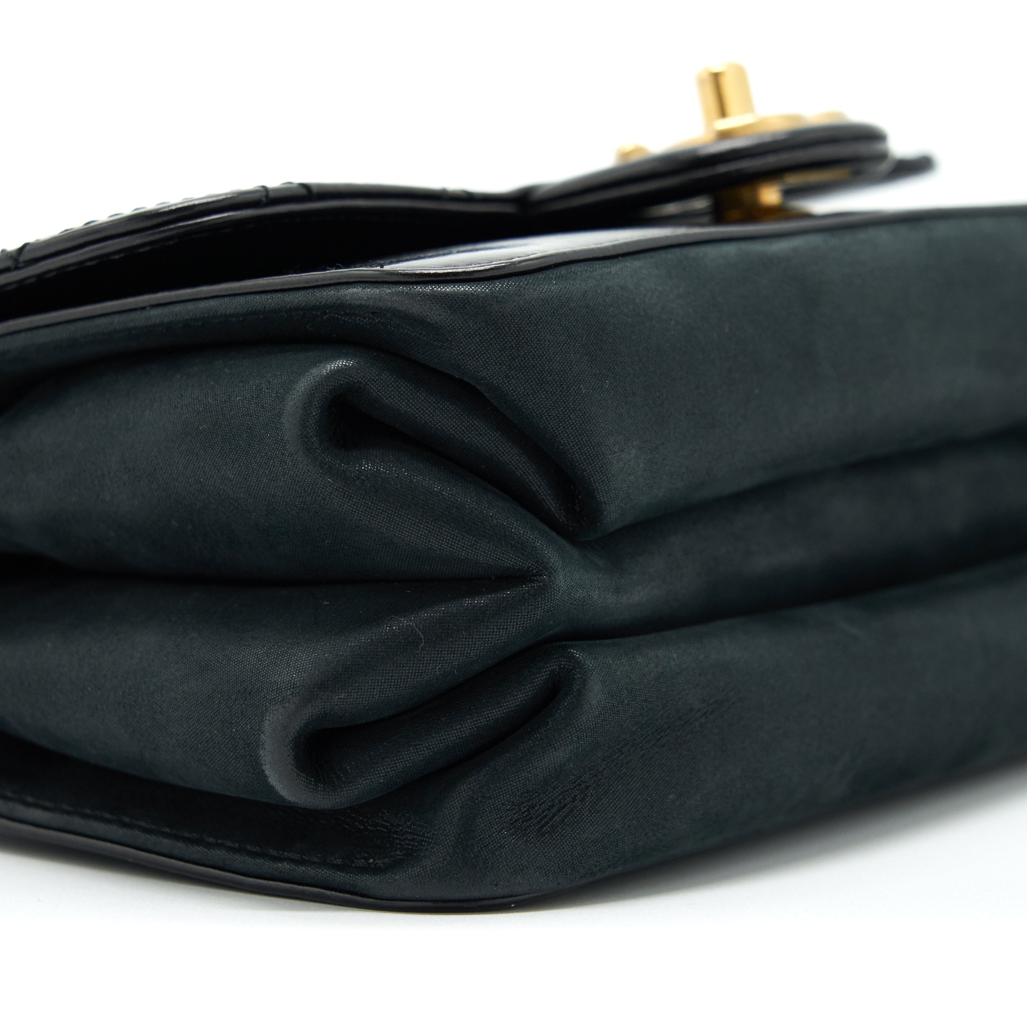 Chanel Seasonal Paris Cosmopolite Strait Lined Flap Bag Calfskin / Lambskin Black