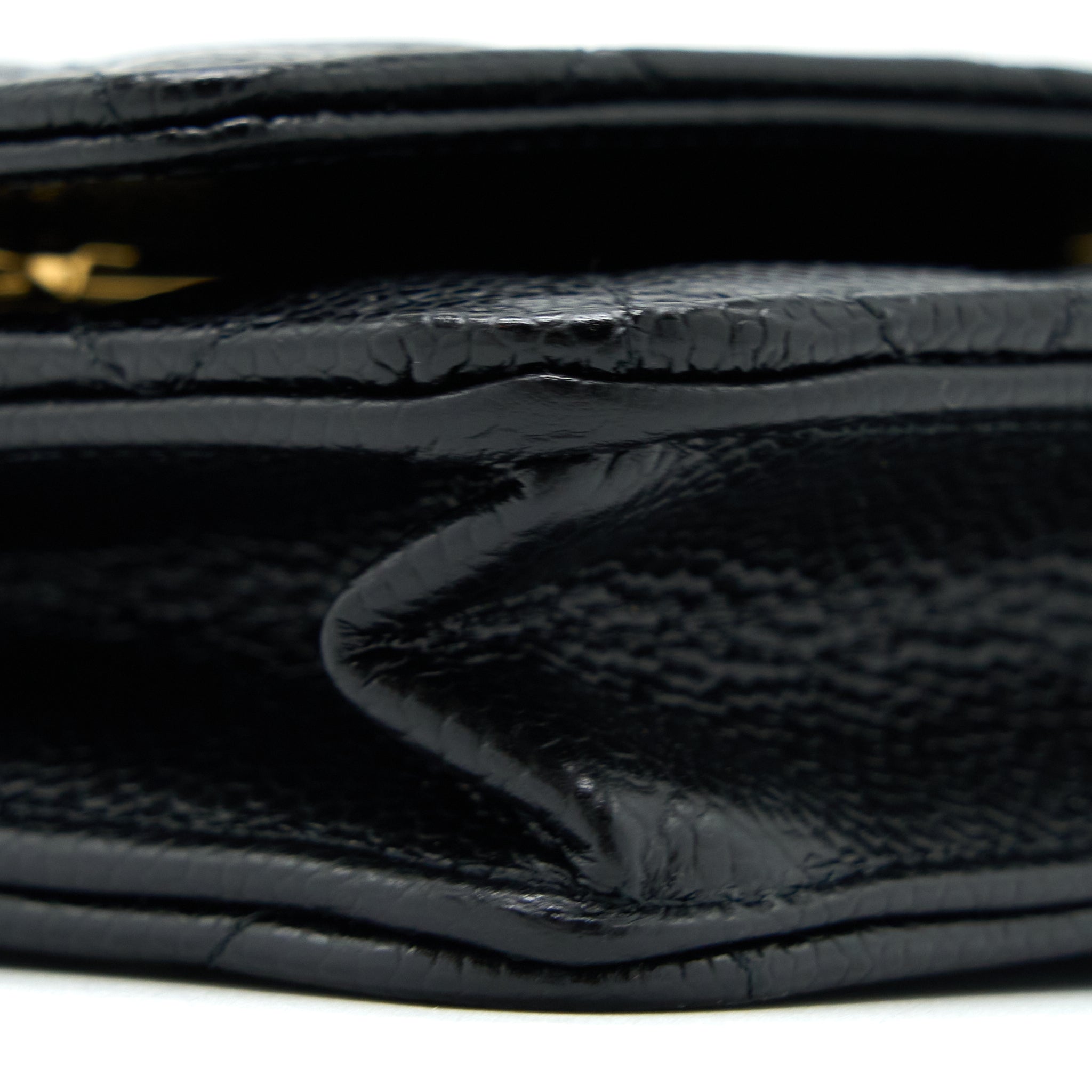 Chanel Classic Wallet On Chain Caviar Black  (Microchip)