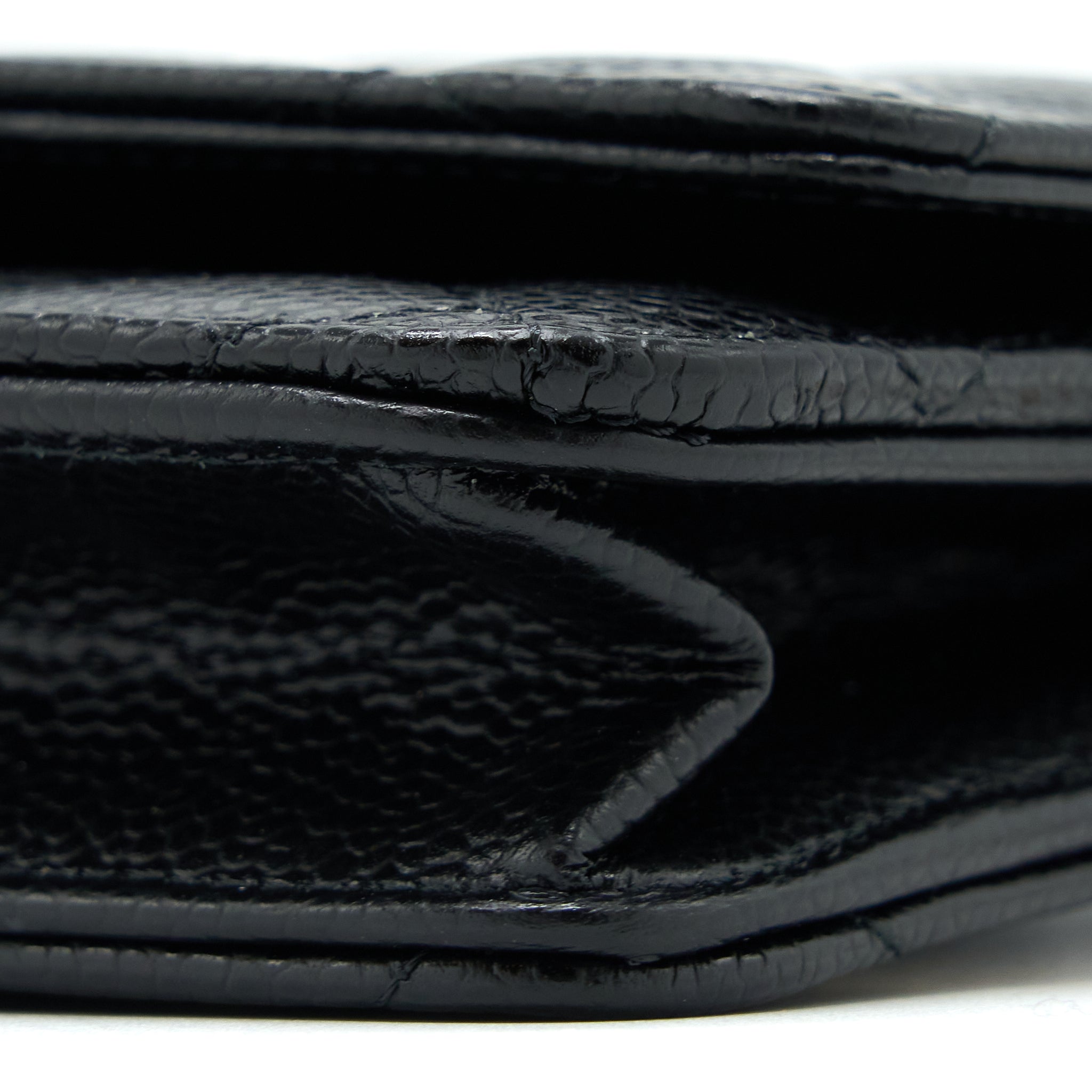 Chanel Classic Wallet On Chain Caviar Black  (Microchip)