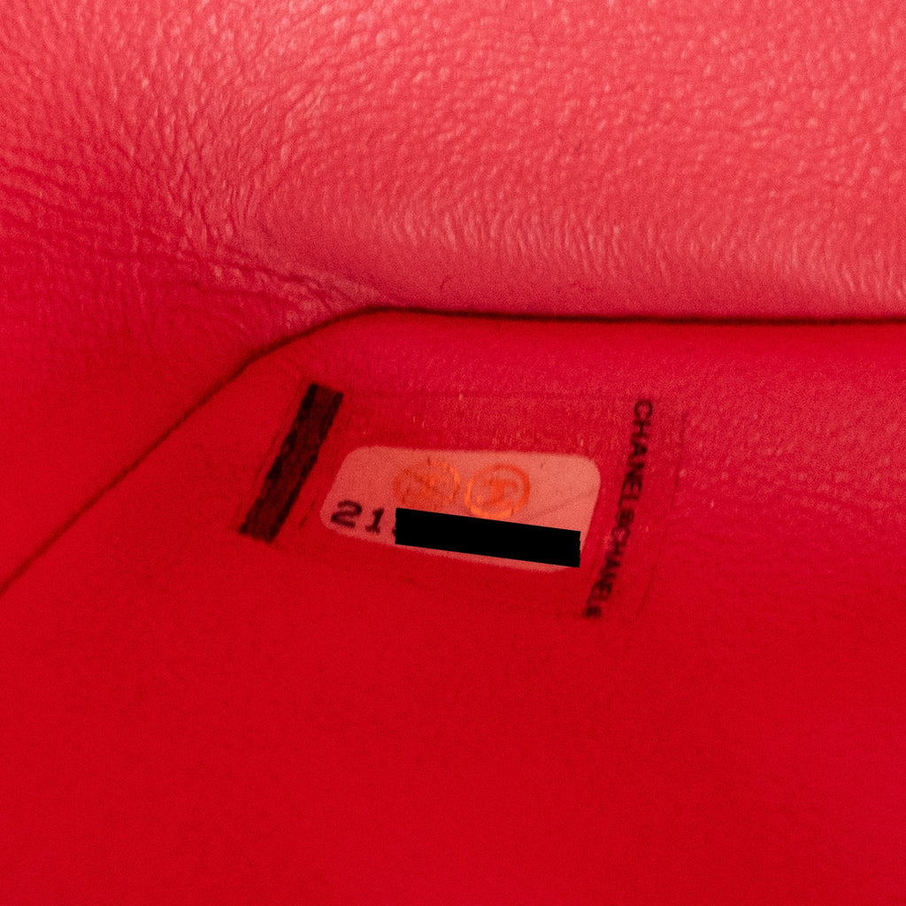 Chanel Mini Square Flap Bag Patent Pink
