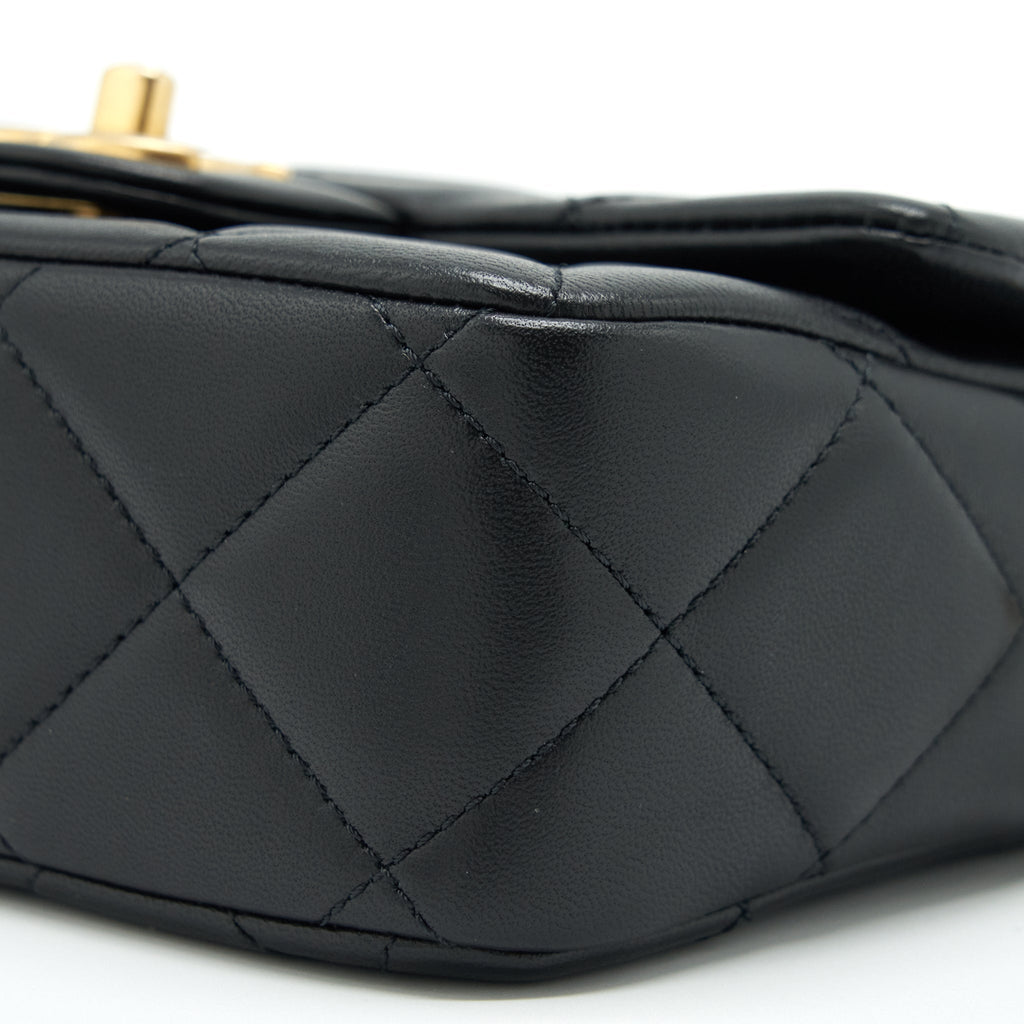 Chanel My Perfect Mini Flap Bag Lambskin Black