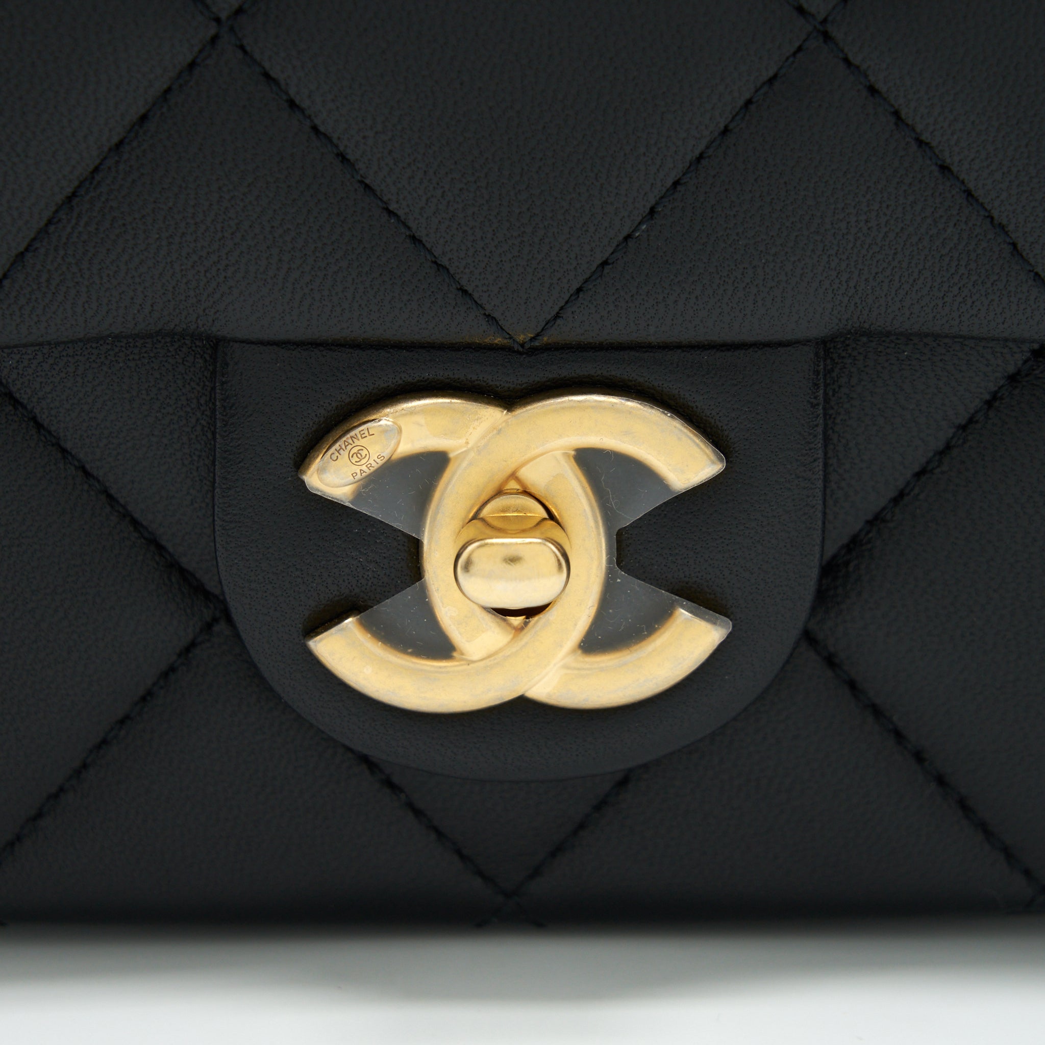 Chanel My Perfect Mini Flap Bag Lambskin Black