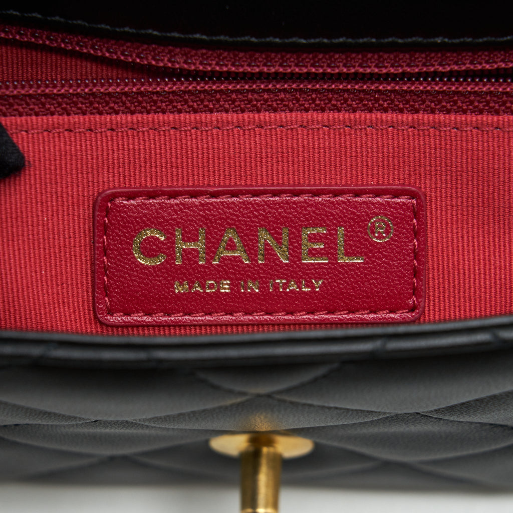 Chanel My Perfect Mini Flap Bag Lambskin Black