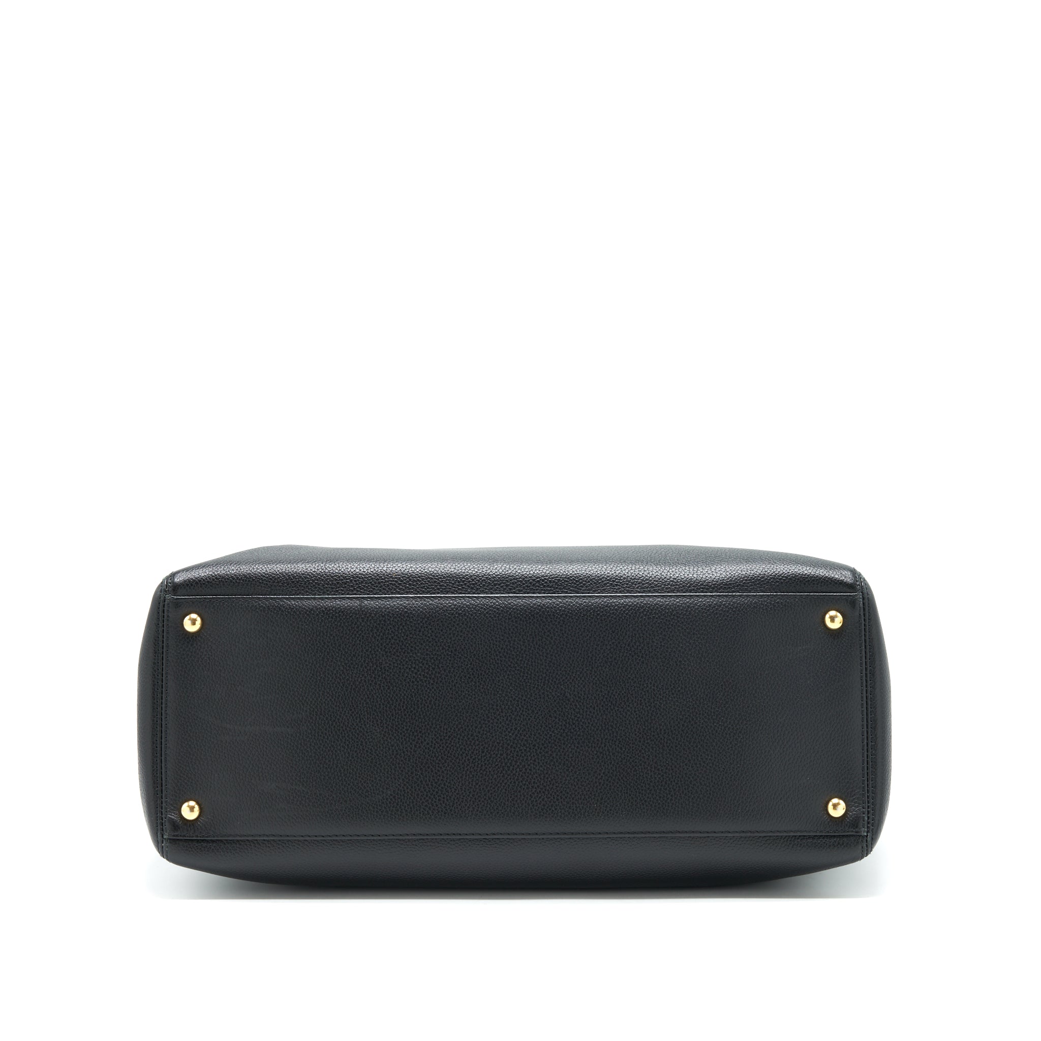 Chanel Cerf Tote bag Grained calfskin black