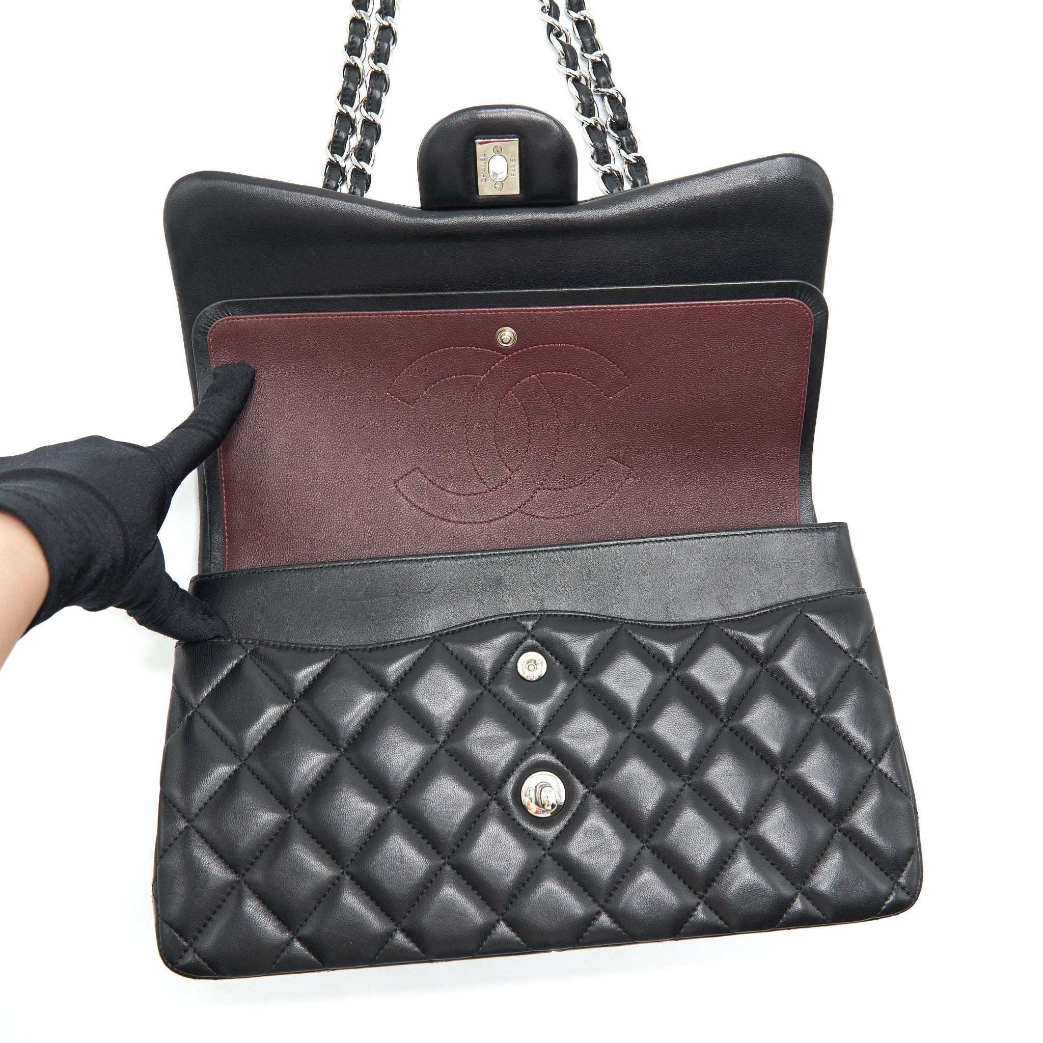 Chanel Jumbo Classic Double Flap Lambskin Black
