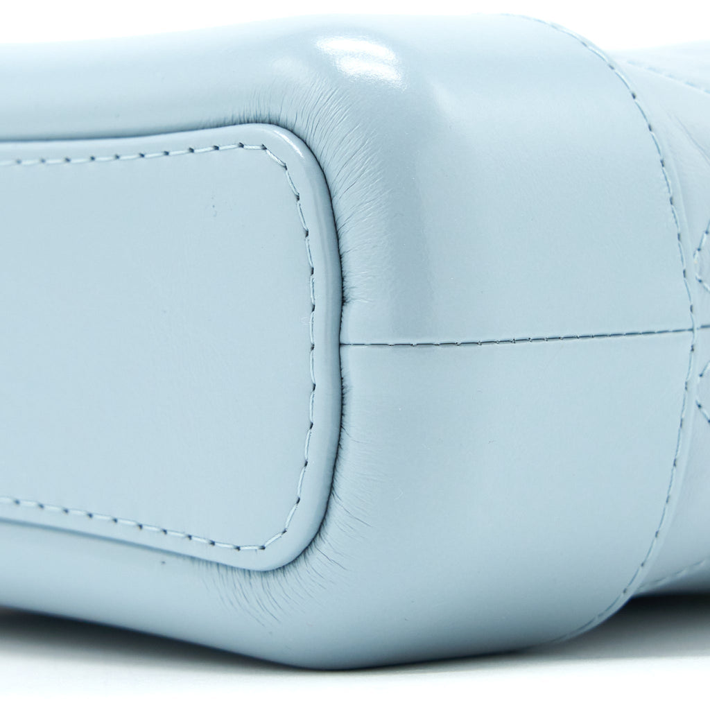 Chanel Small Gabrielle Hobo Bag Lambskin Light Blue Multicolour Hardware