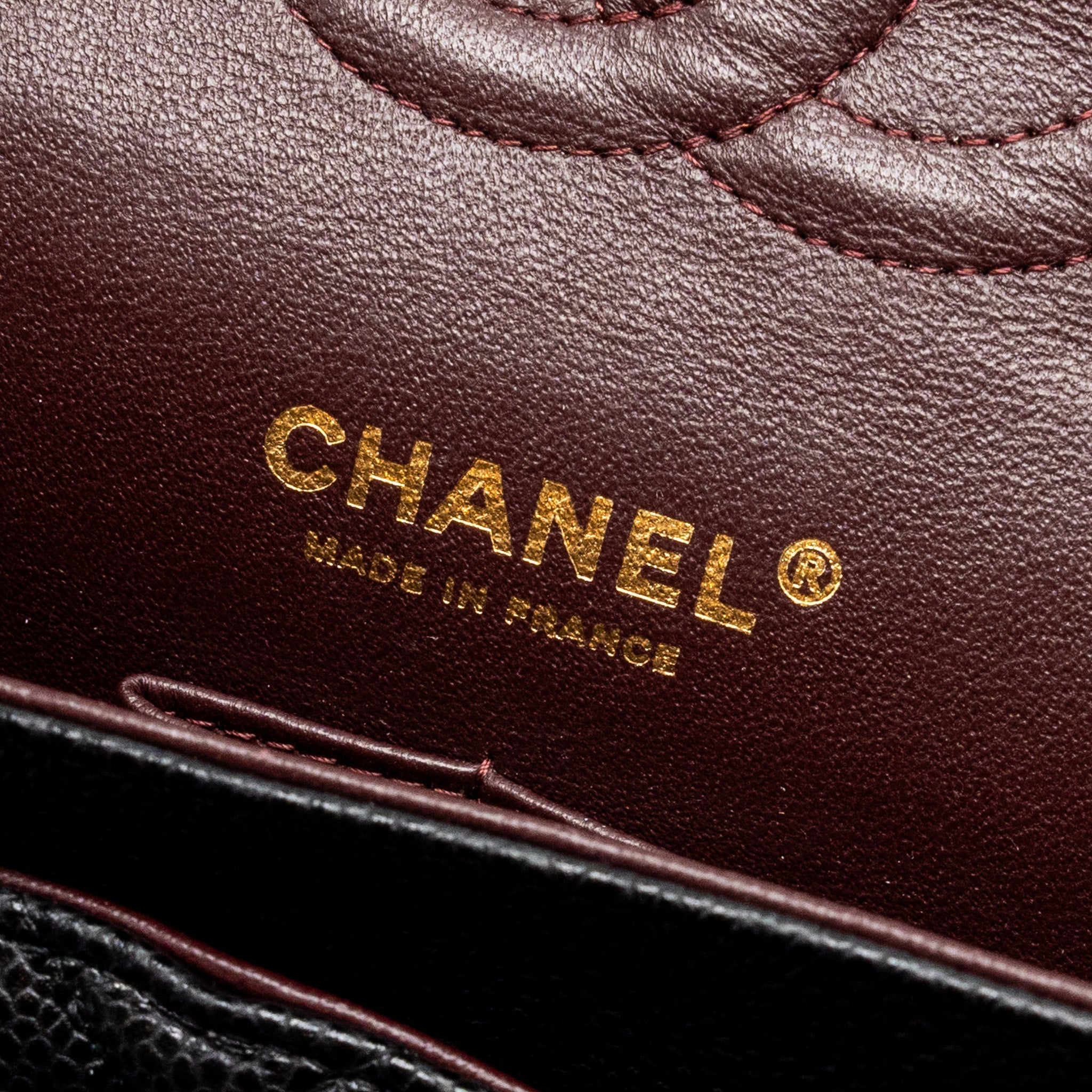 Chanel Medium Classic Double Flap Bag Caviar black