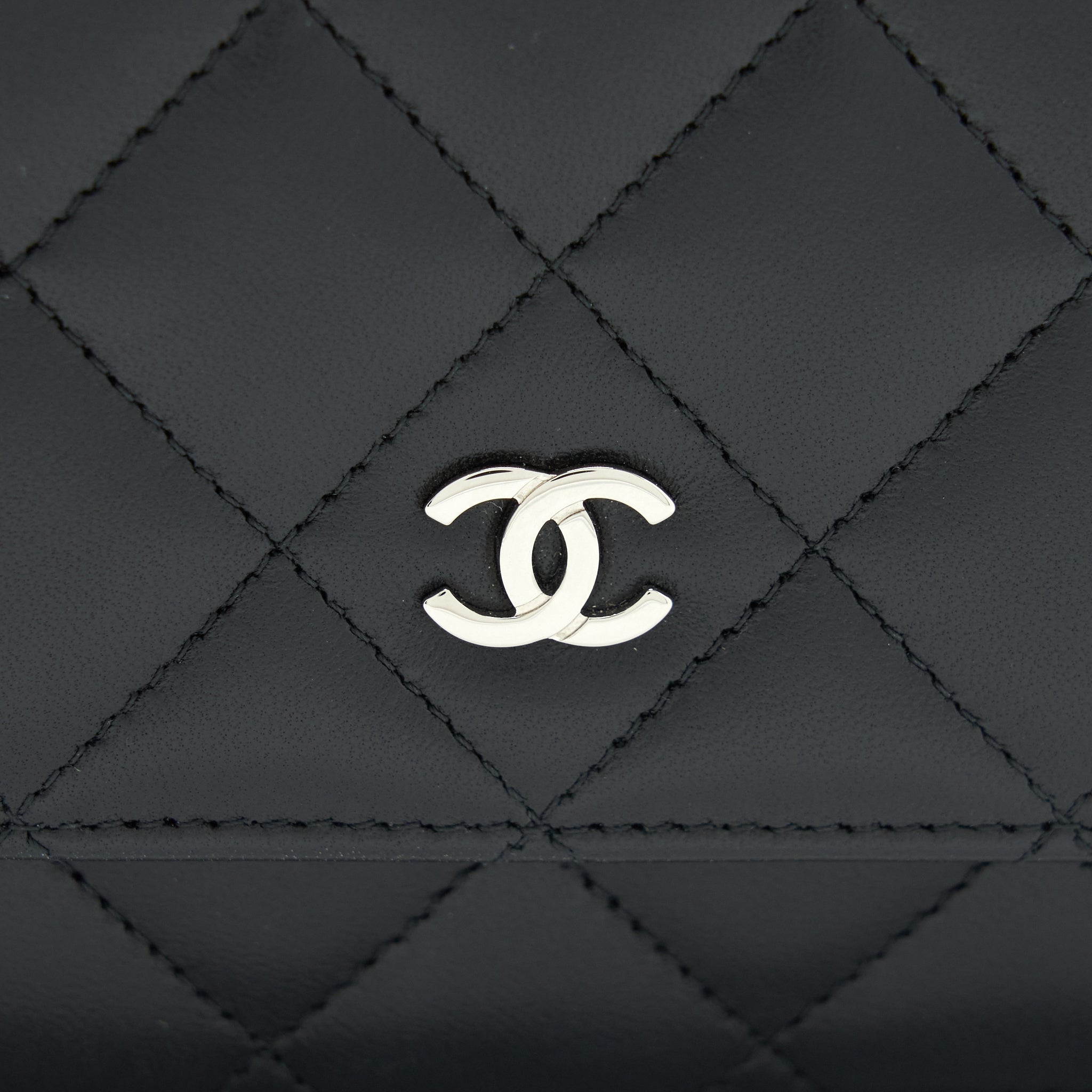 Chanel Classic Wallet On Chain Lambskin Black