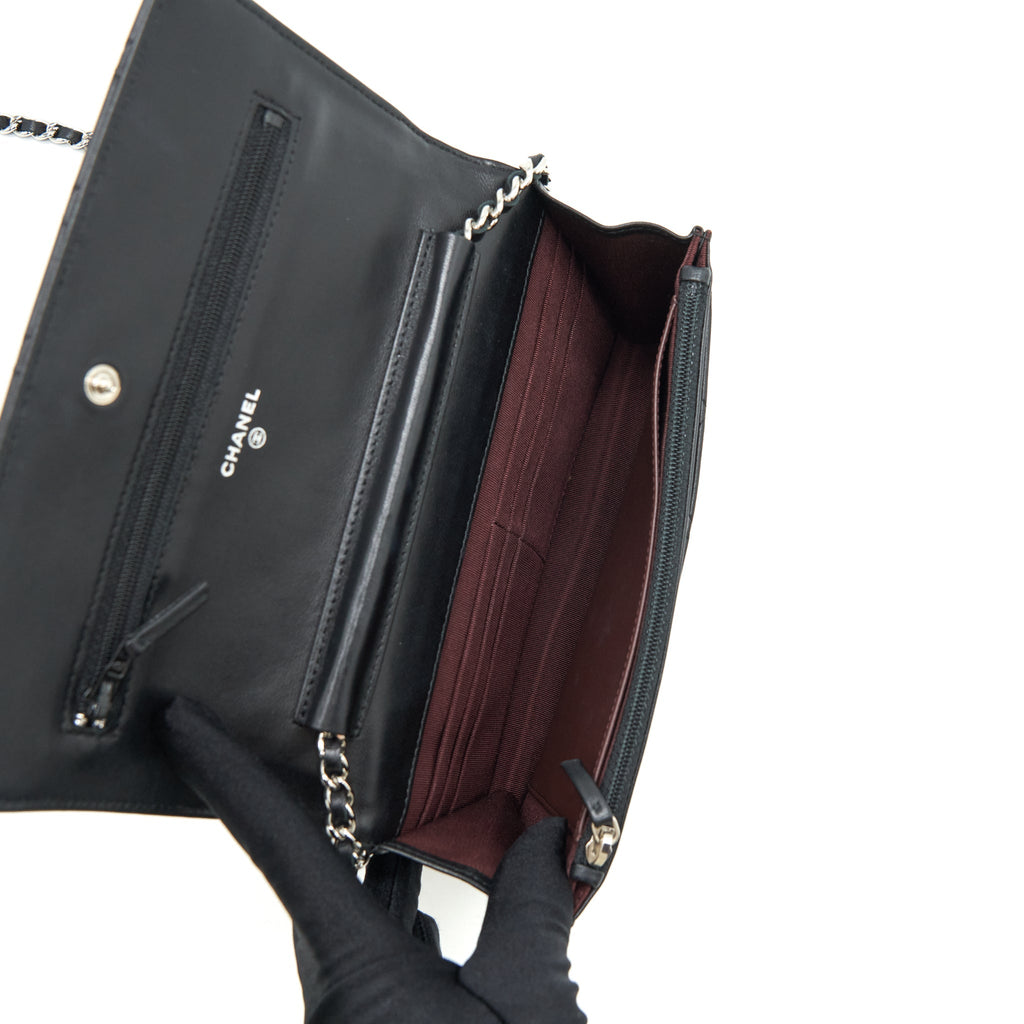 Chanel Classic Wallet On Chain Lambskin Black