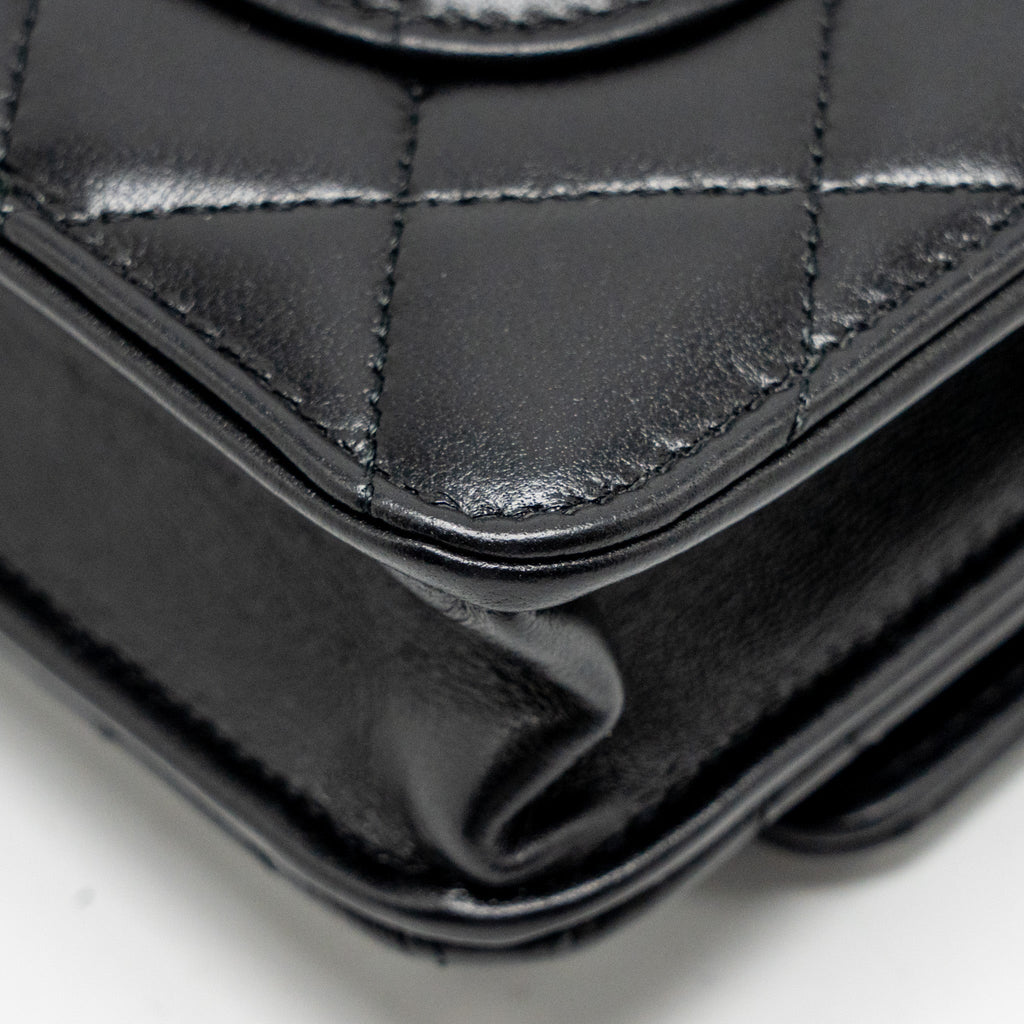Chanel Classic Wallet On Chain Calfskin Black