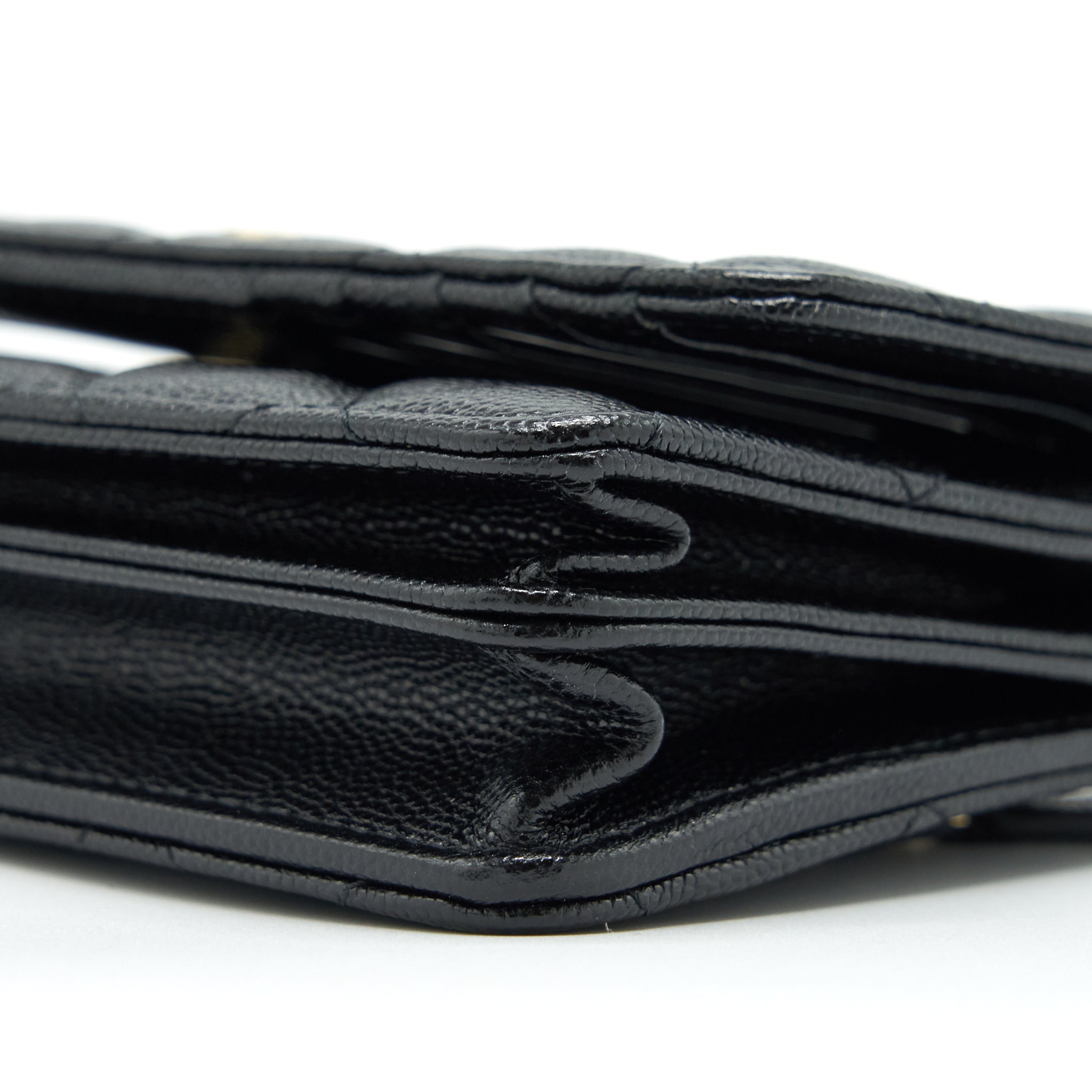 Chanel Mini Wallet On Chain Caviar Black L