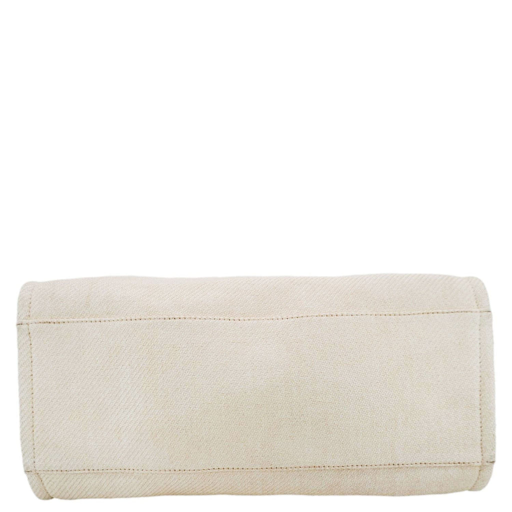 CHANEL Deauville Large Raffia Mixed Fibers Tote Bag Cream