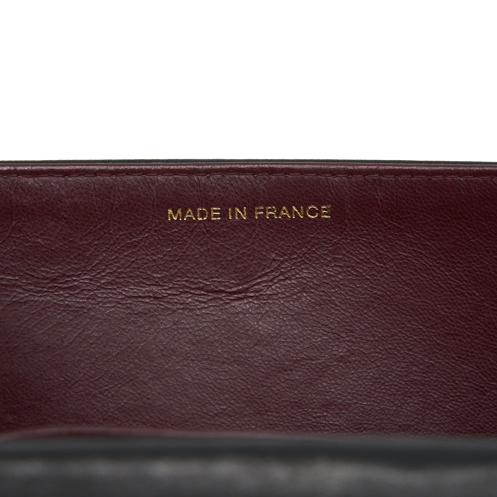 Chanel Vintage Quilted Flap Chain Wallet Black