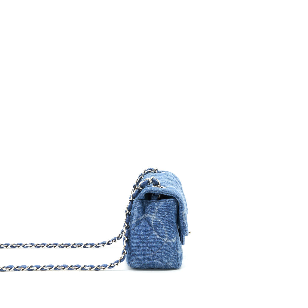 Chanel Denim mini Square Flap bag