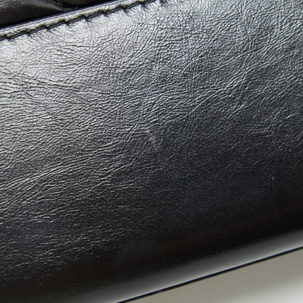Chanel Large Gabrielle Hobo Bag Chevron Calfskin Black With Gold/Sliver Hardware
