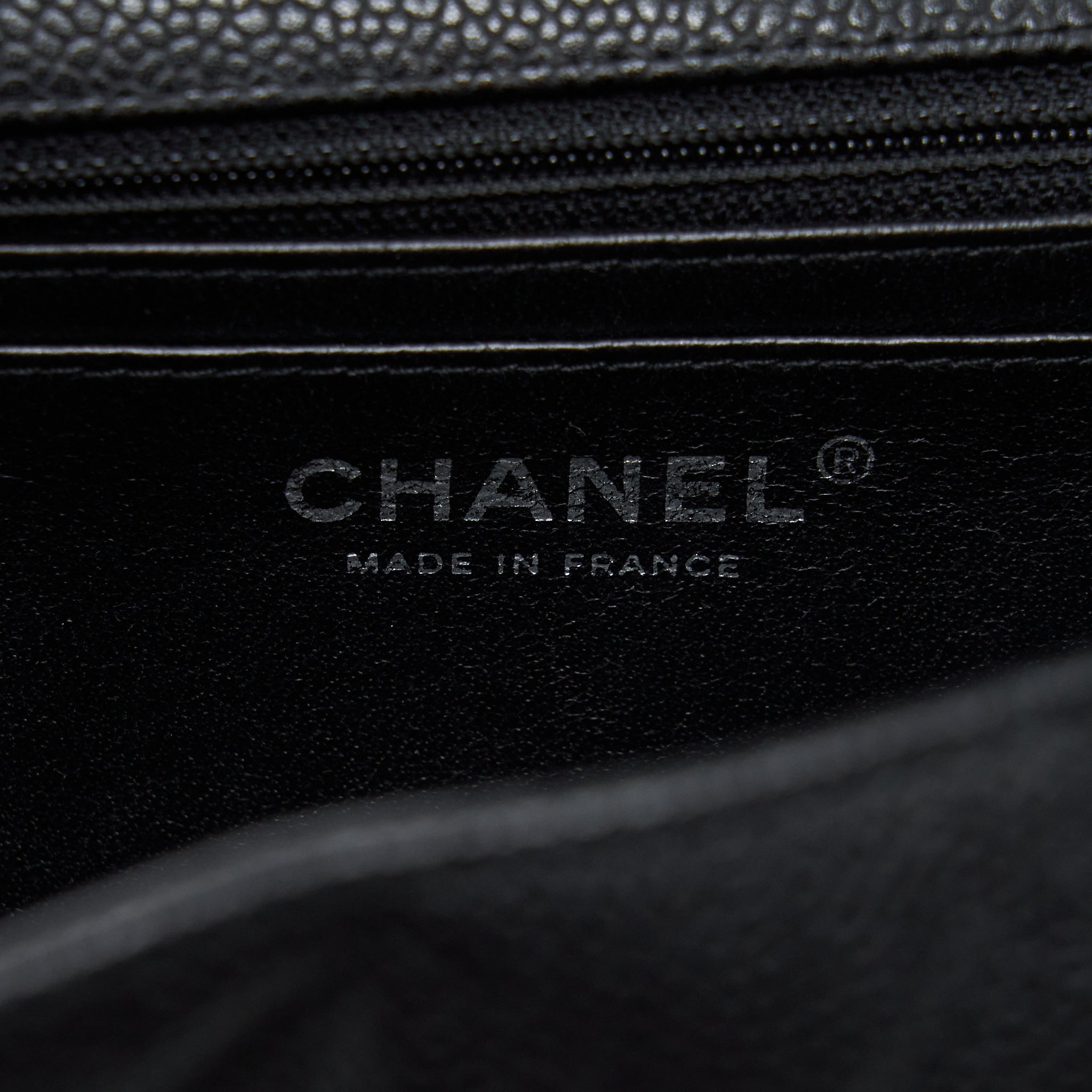 Chanel Jumbo Single Flap Bag Caviar Black