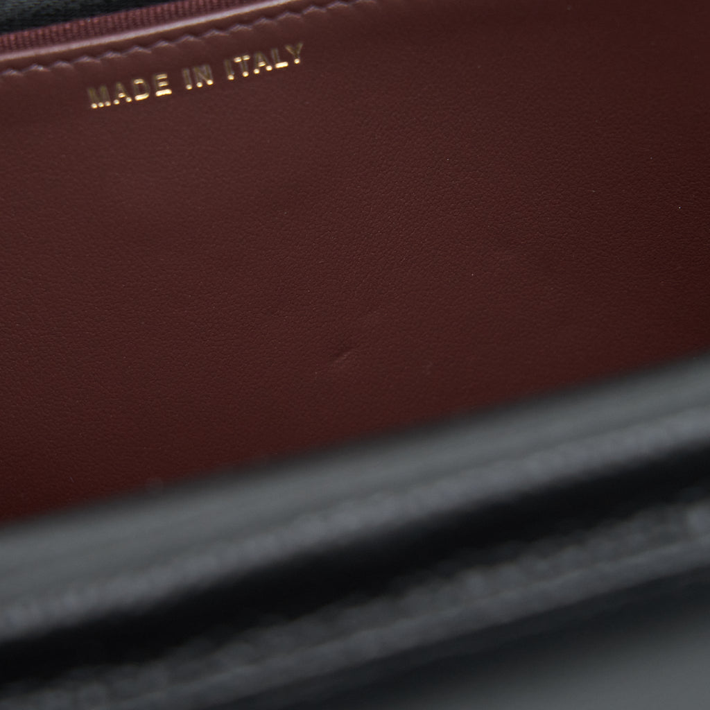 Chanel Class Wallet On Chain Caviar Black  (Microchip)