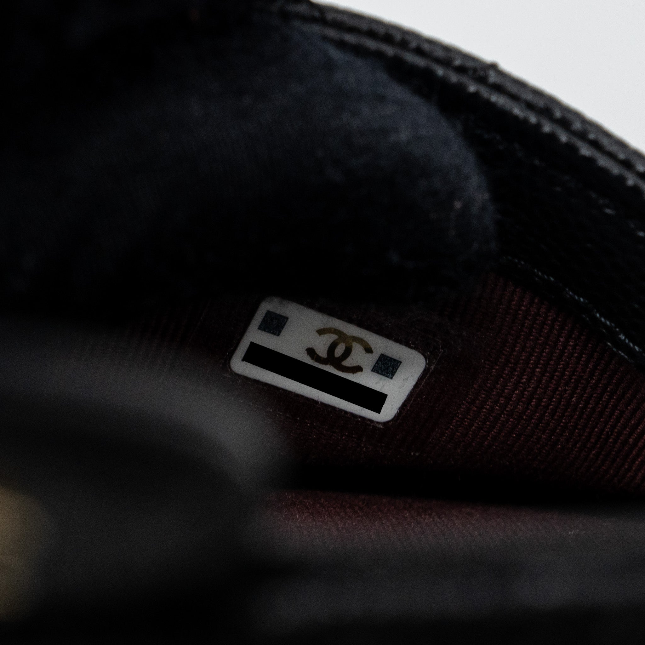 chanel double pocket wallet on chain caviar black L (microchip)