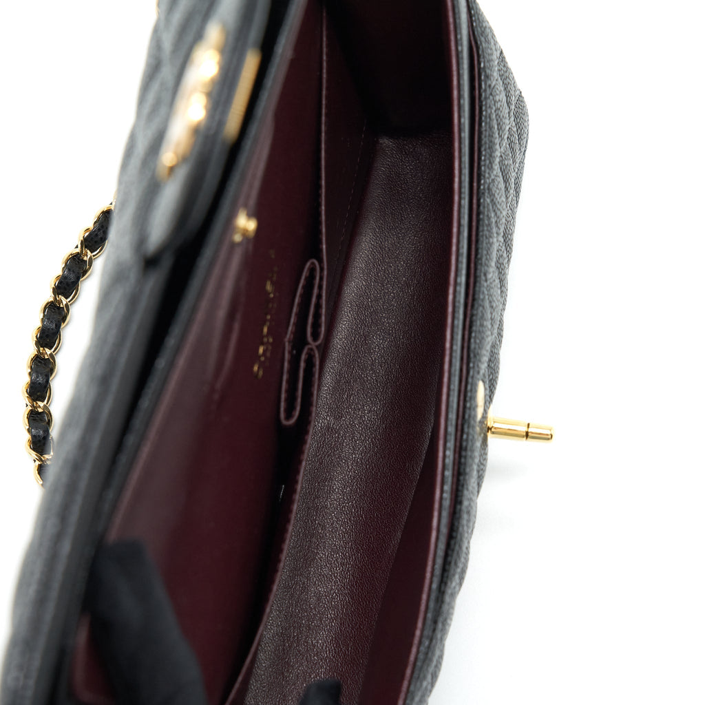 Chanel Medium Classic Flap Bag Caviar Black