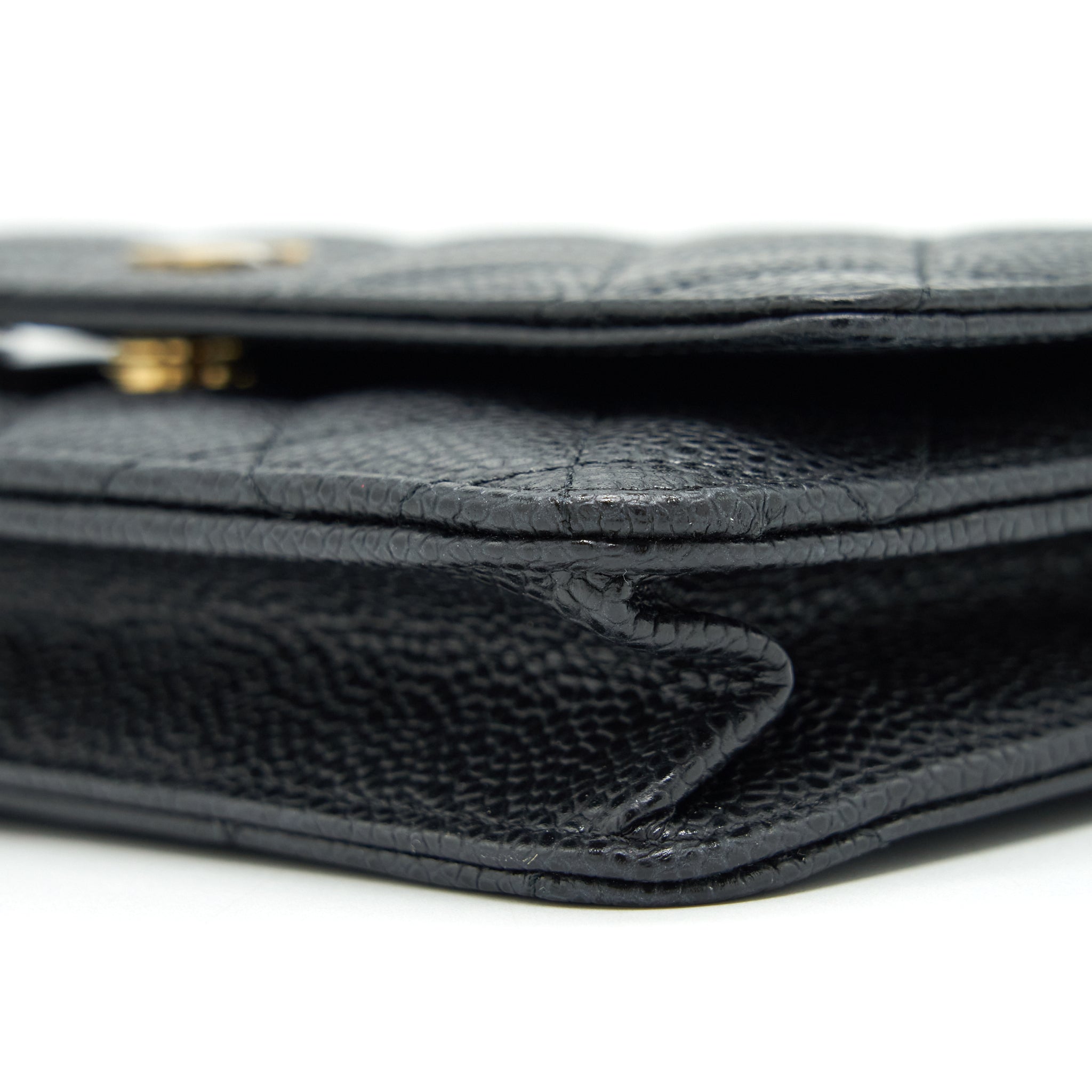 Chanel Classic Wallet On Chain Caviar Black