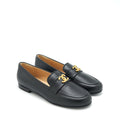Chanel Size 37 Detailed CC Logo Loafer Black