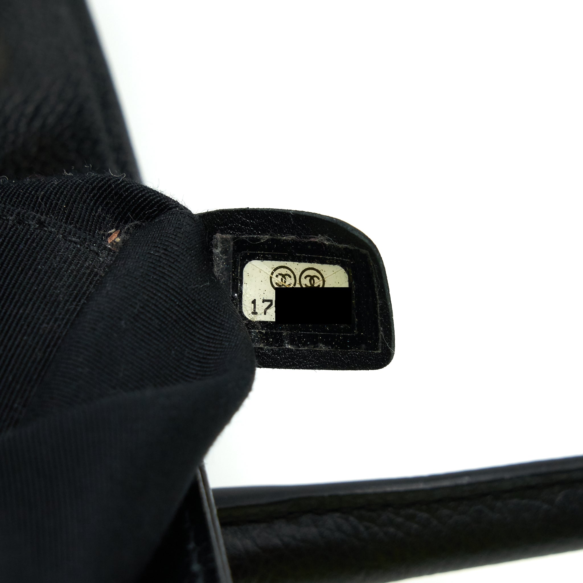 Chanel Cerf Tote bag Grained calfskin black