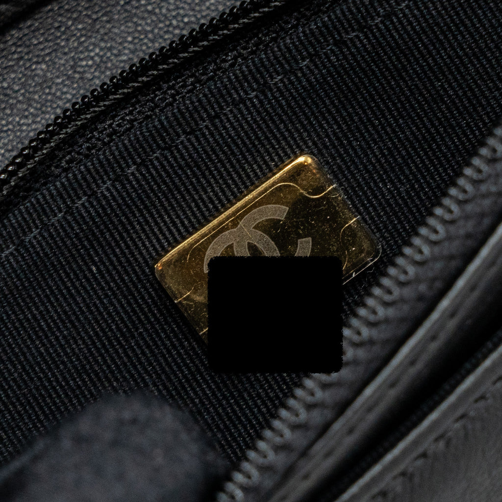 Chanel Boy Wallet On Chain Lambskin Black (Microchip)
