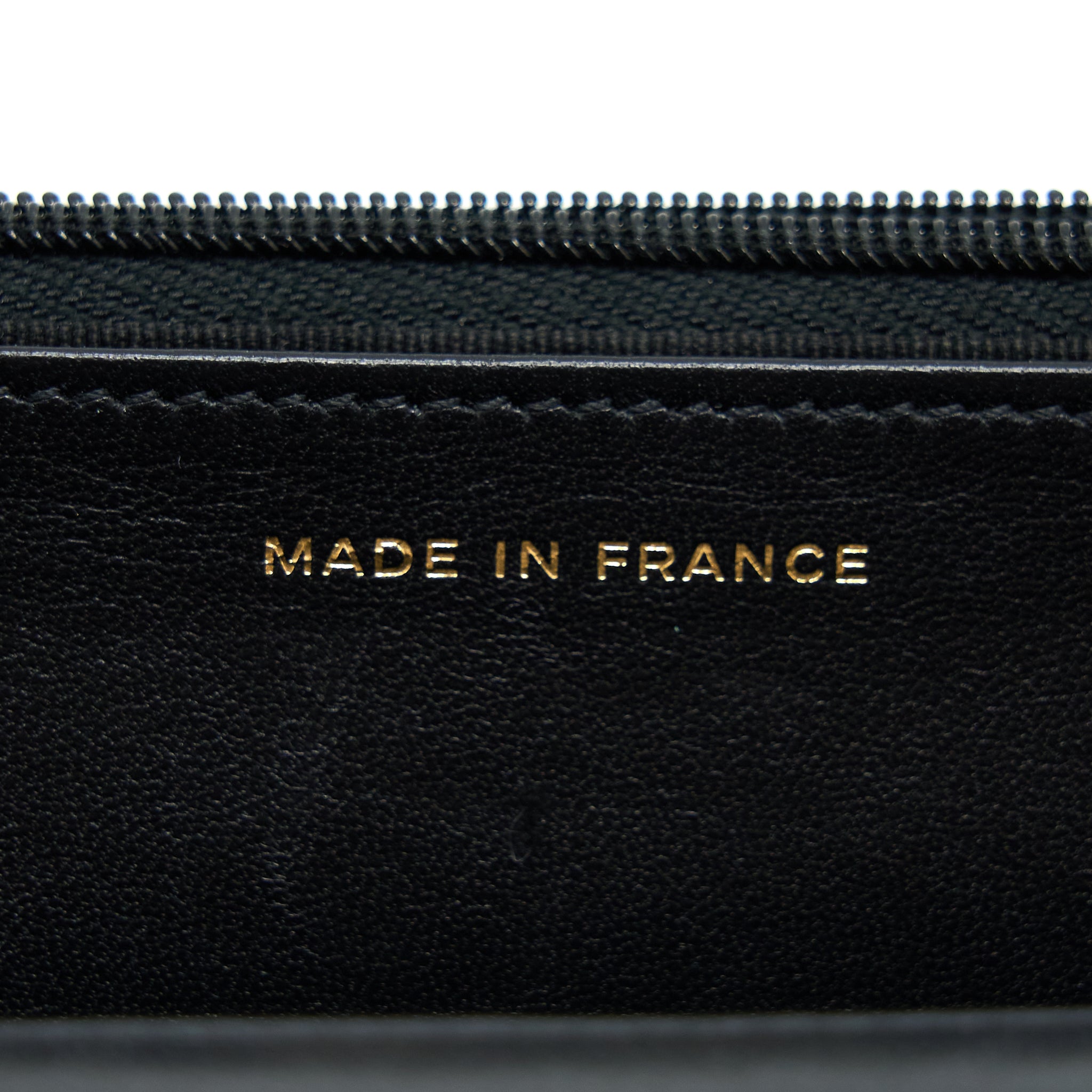 Chanel Coco Charm Wallet On Chain Lambskin Black L