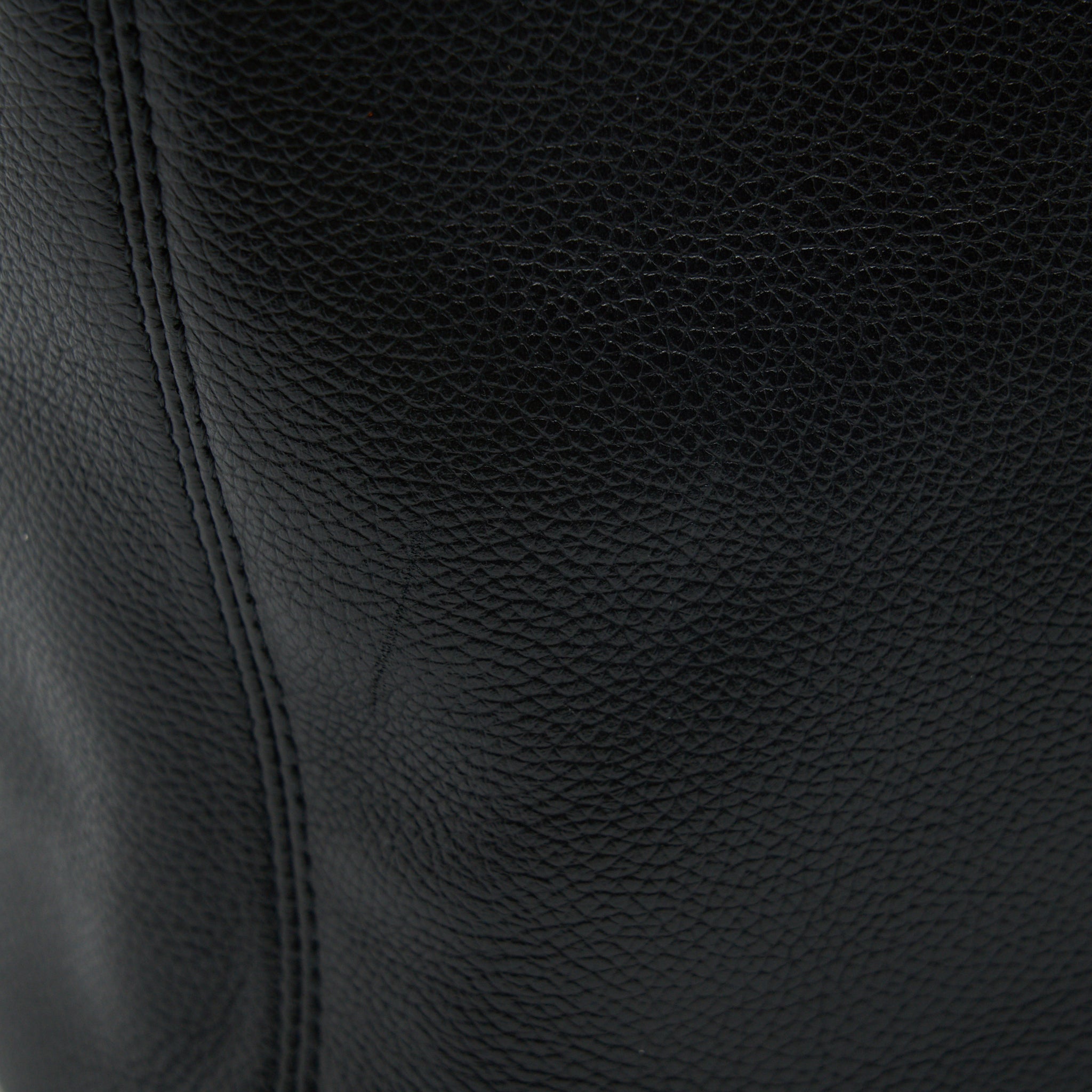 Chanel Cerf Tote bag Grained calfskin black